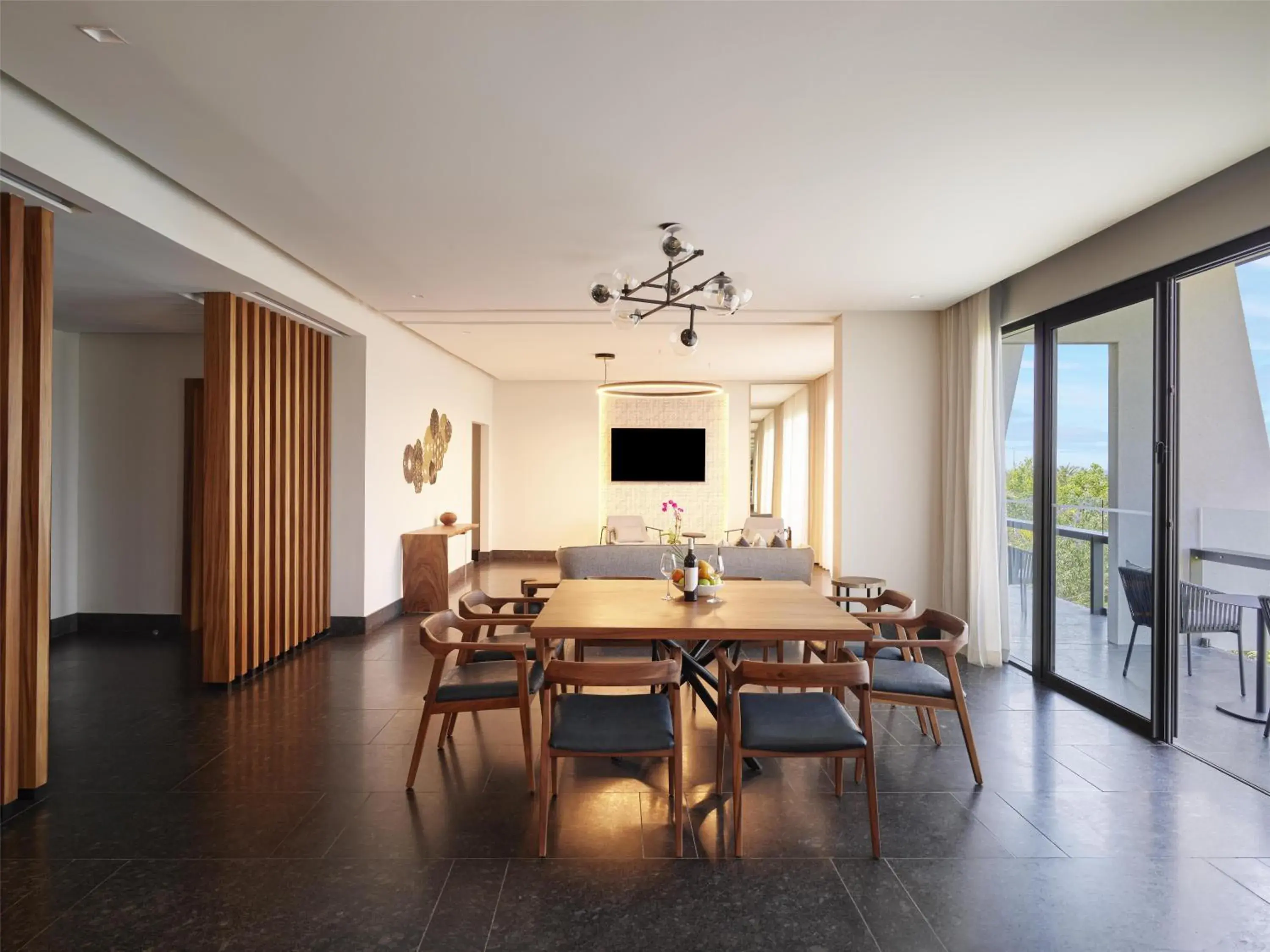 Living room in Conrad Tulum Riviera Maya Living room in Conrad Tulum Riviera Maya