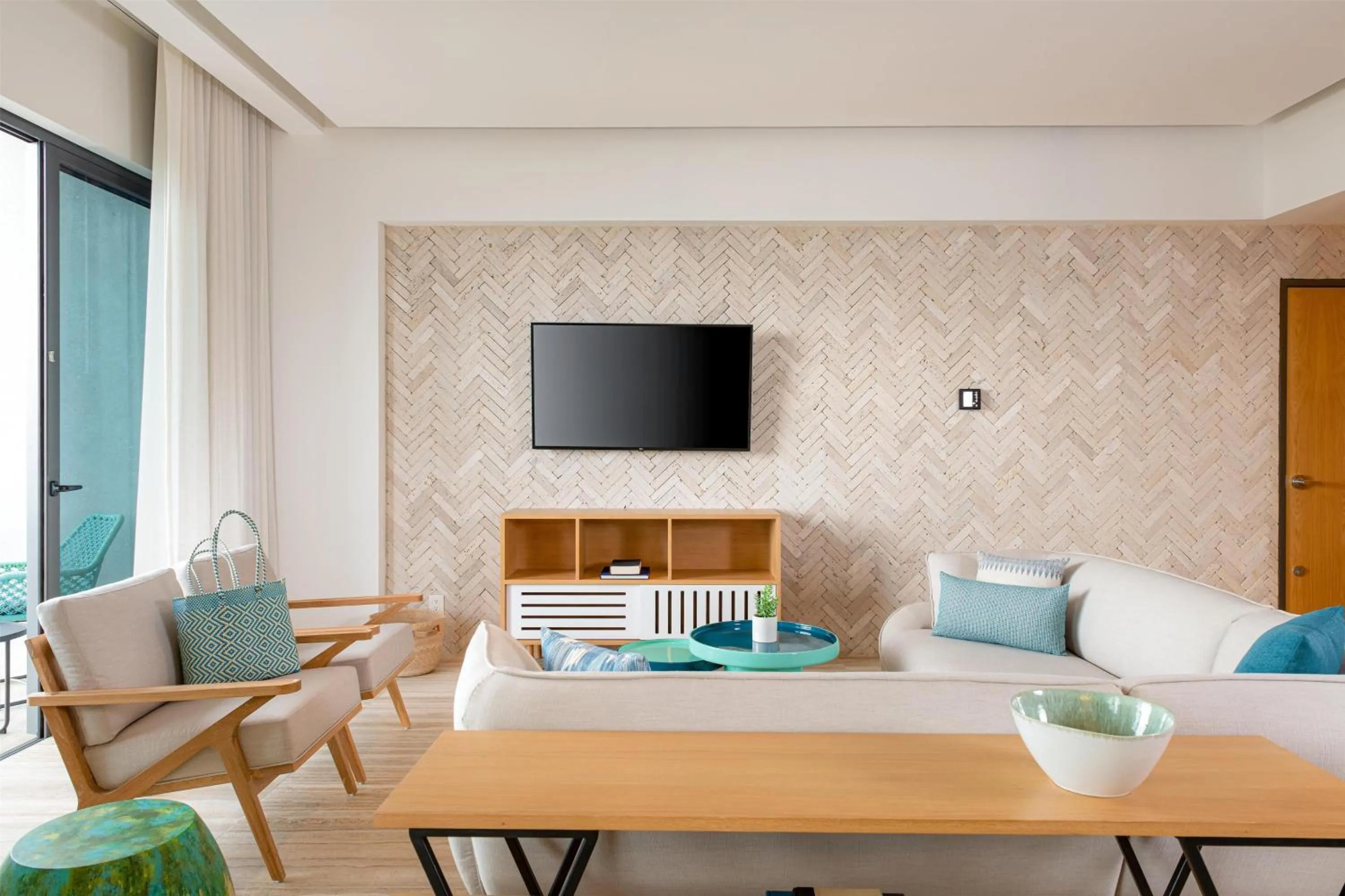 Living room in Hilton Tulum Riviera Maya All-Inclusive Resort