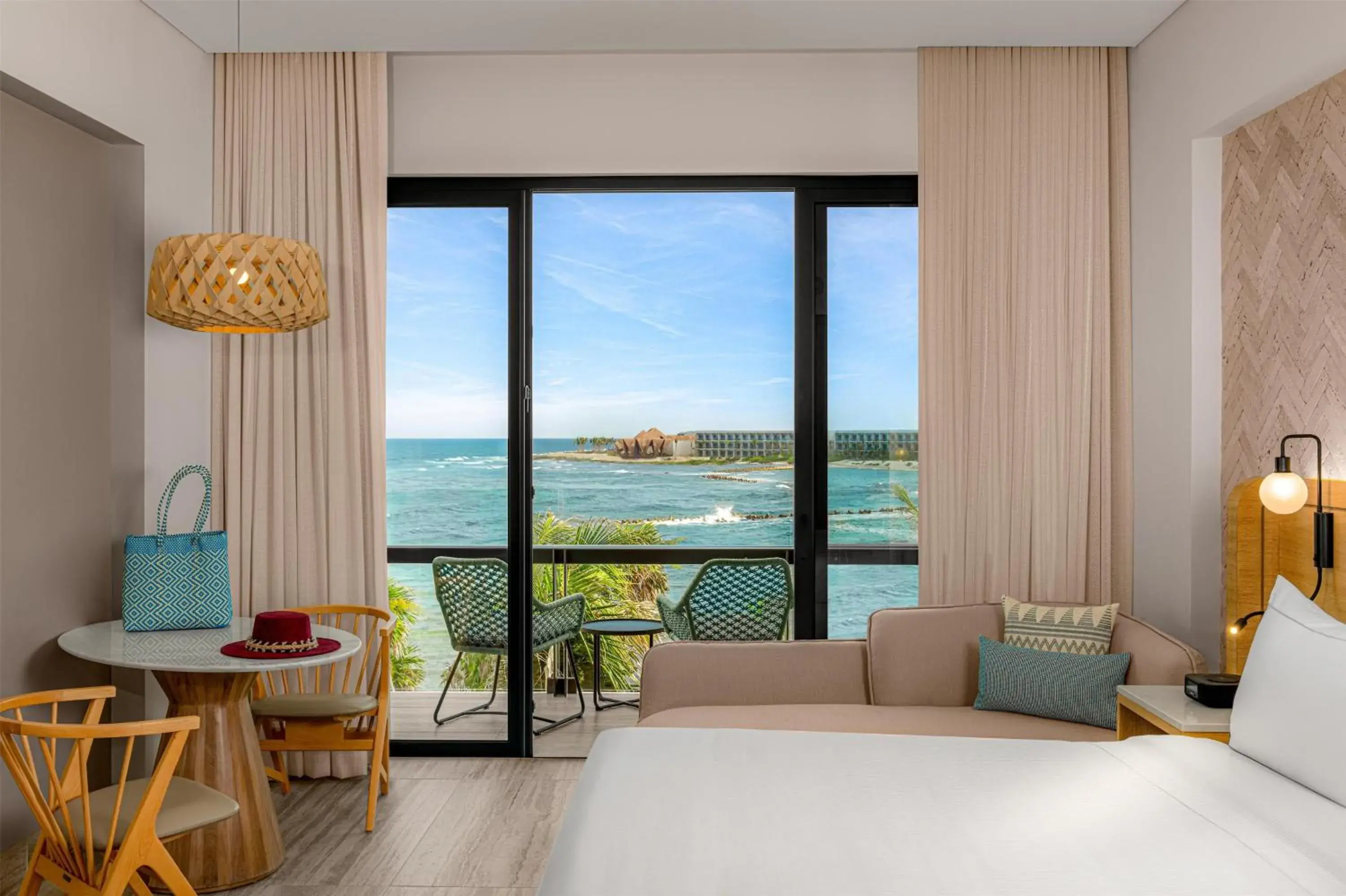 View (from property/room), Bed in Hilton Tulum Riviera Maya All-Inclusive Resort View (from property/room), Bed in Hilton Tulum Riviera Maya All-Inclusive Resort