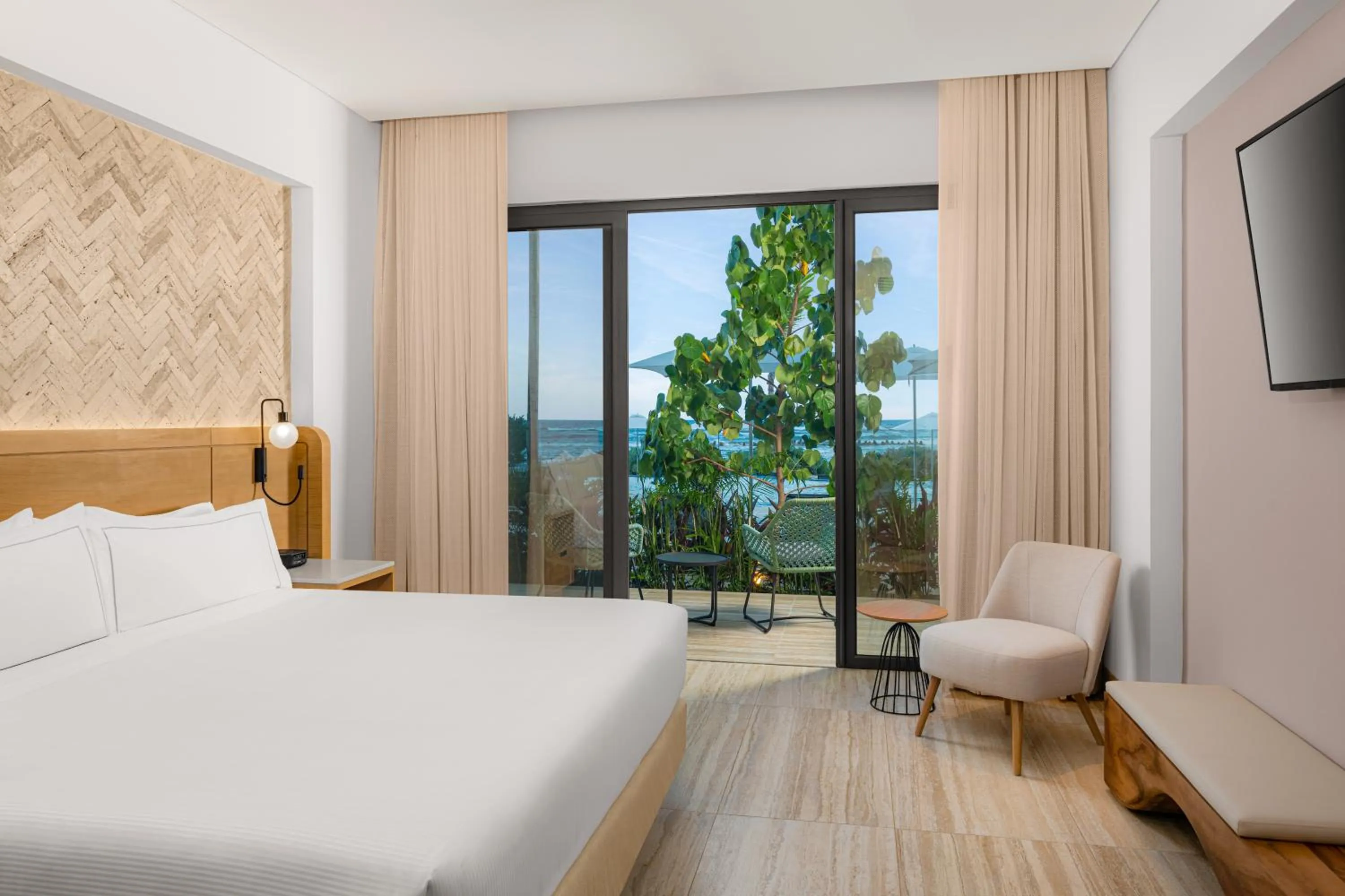 Bedroom, Bed in Hilton Tulum Riviera Maya All-Inclusive Resort