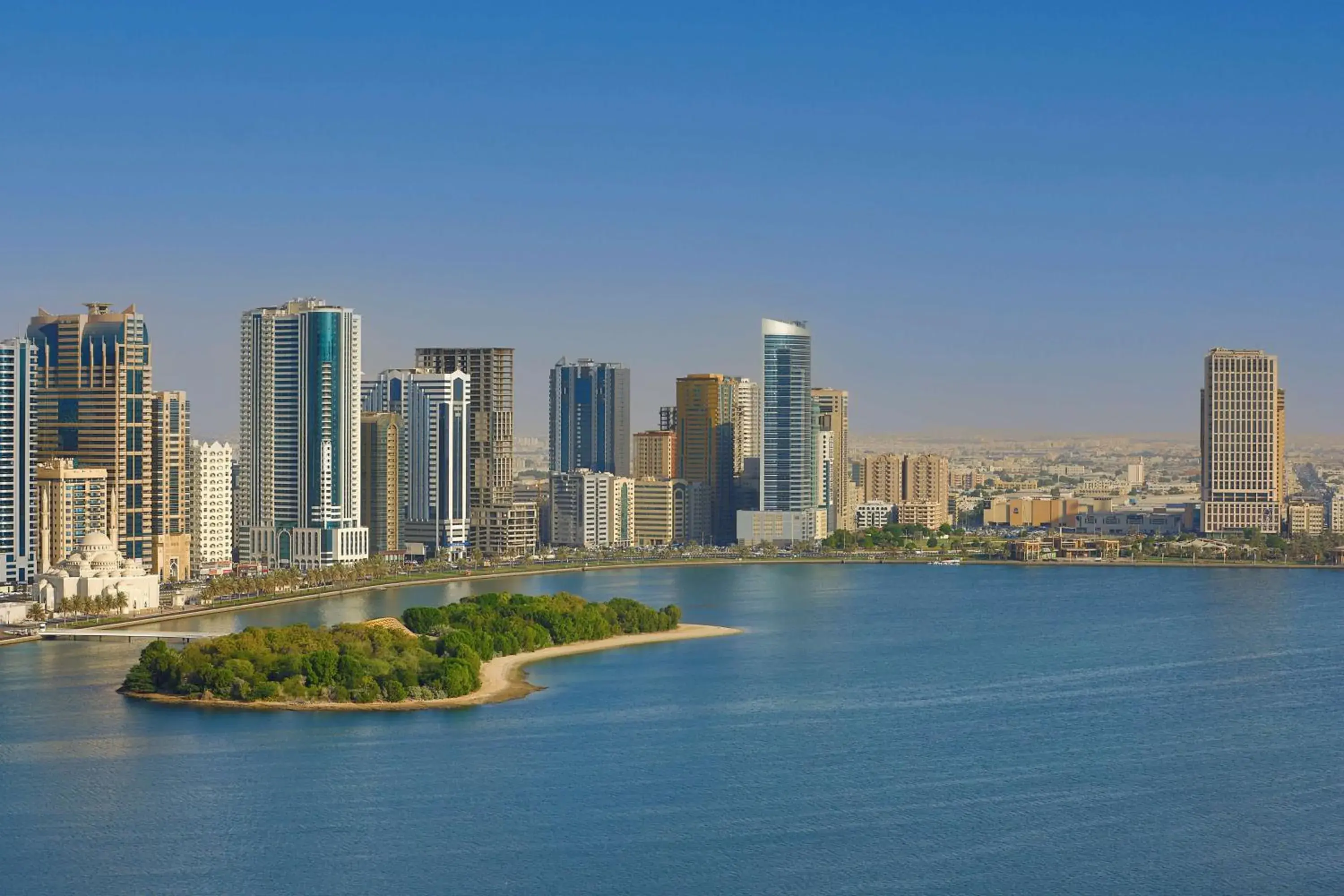 Property building in DoubleTree by Hilton Sharjah Waterfront Hotel And Residences Property building in DoubleTree by Hilton Sharjah Waterfront Hotel And Residences