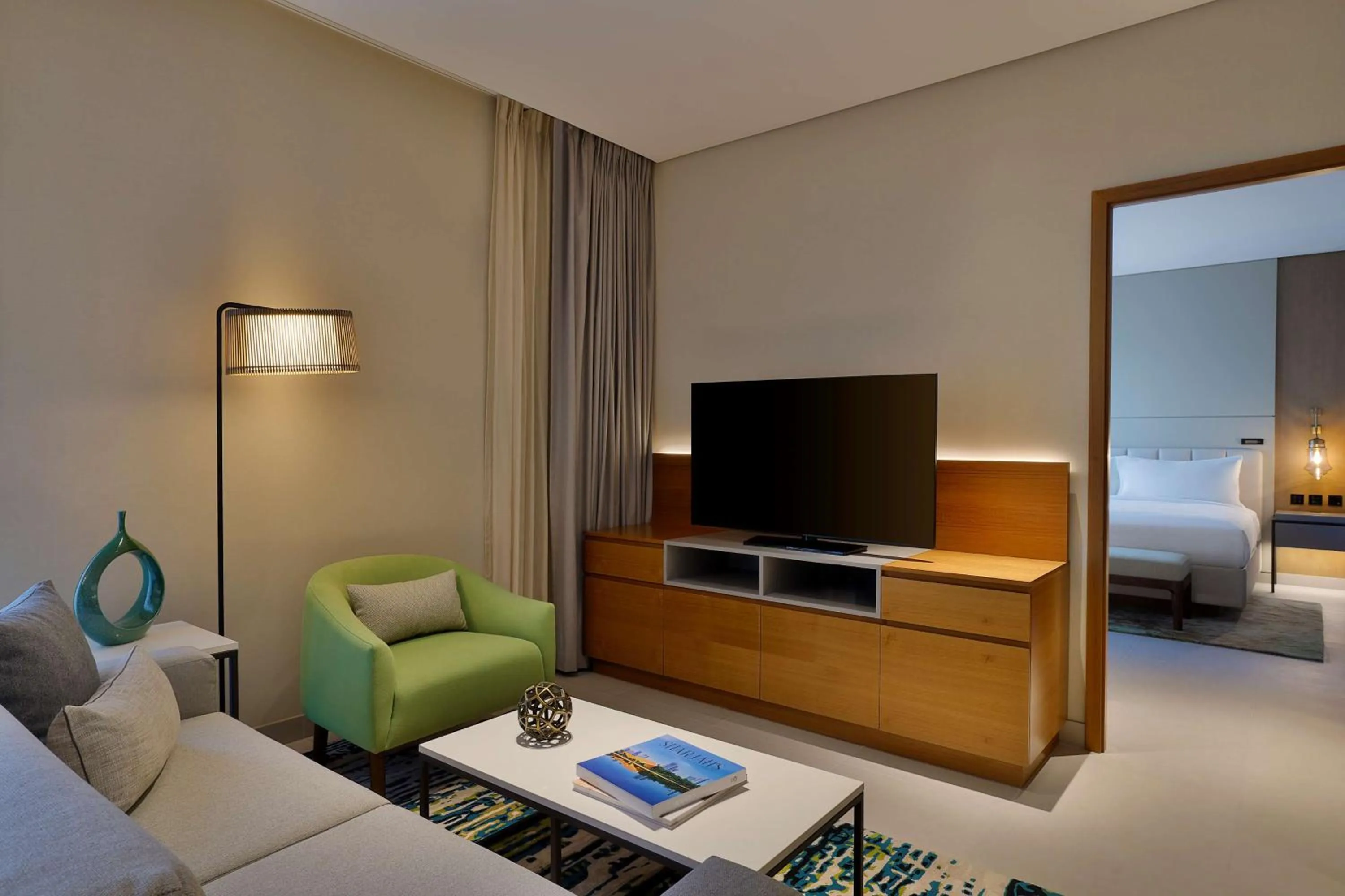 Bedroom, Bed in DoubleTree by Hilton Sharjah Waterfront Hotel And Residences