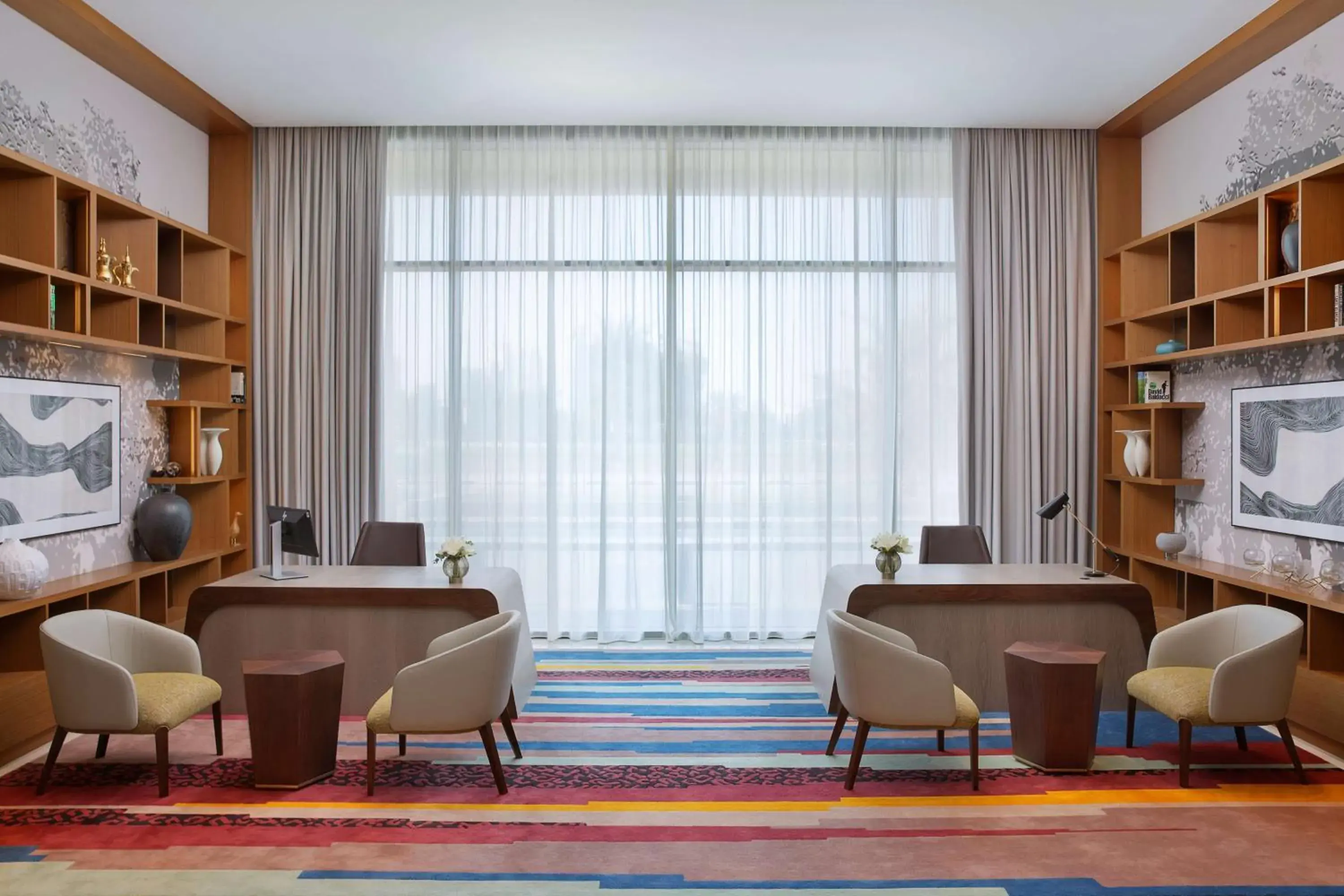 Lobby or reception in DoubleTree by Hilton Sharjah Waterfront Hotel And Residences Lobby or reception in DoubleTree by Hilton Sharjah Waterfront Hotel And Residences