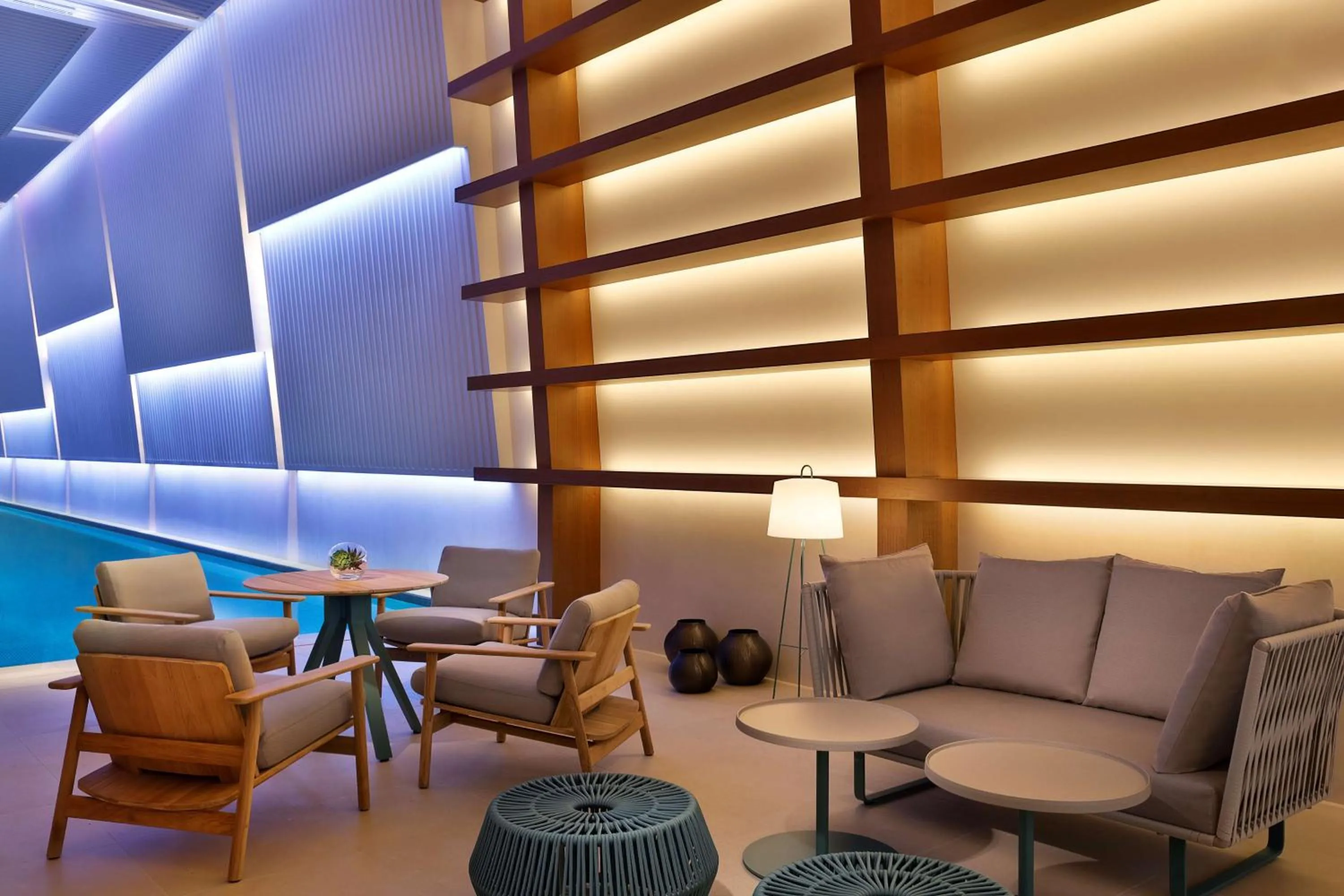 Pool view in DoubleTree by Hilton Sharjah Waterfront Hotel And Residences