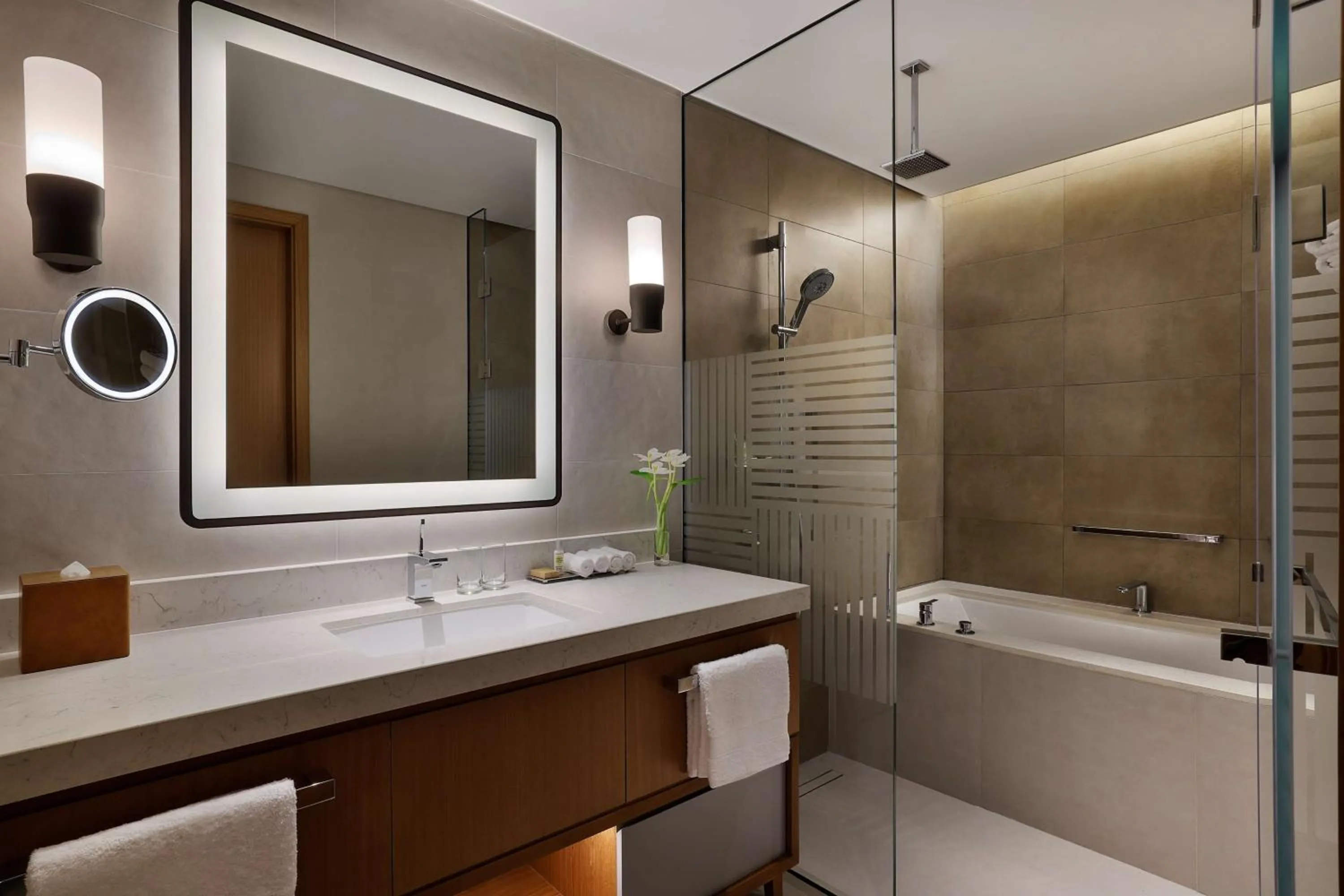Bathroom in DoubleTree by Hilton Sharjah Waterfront Hotel And Residences