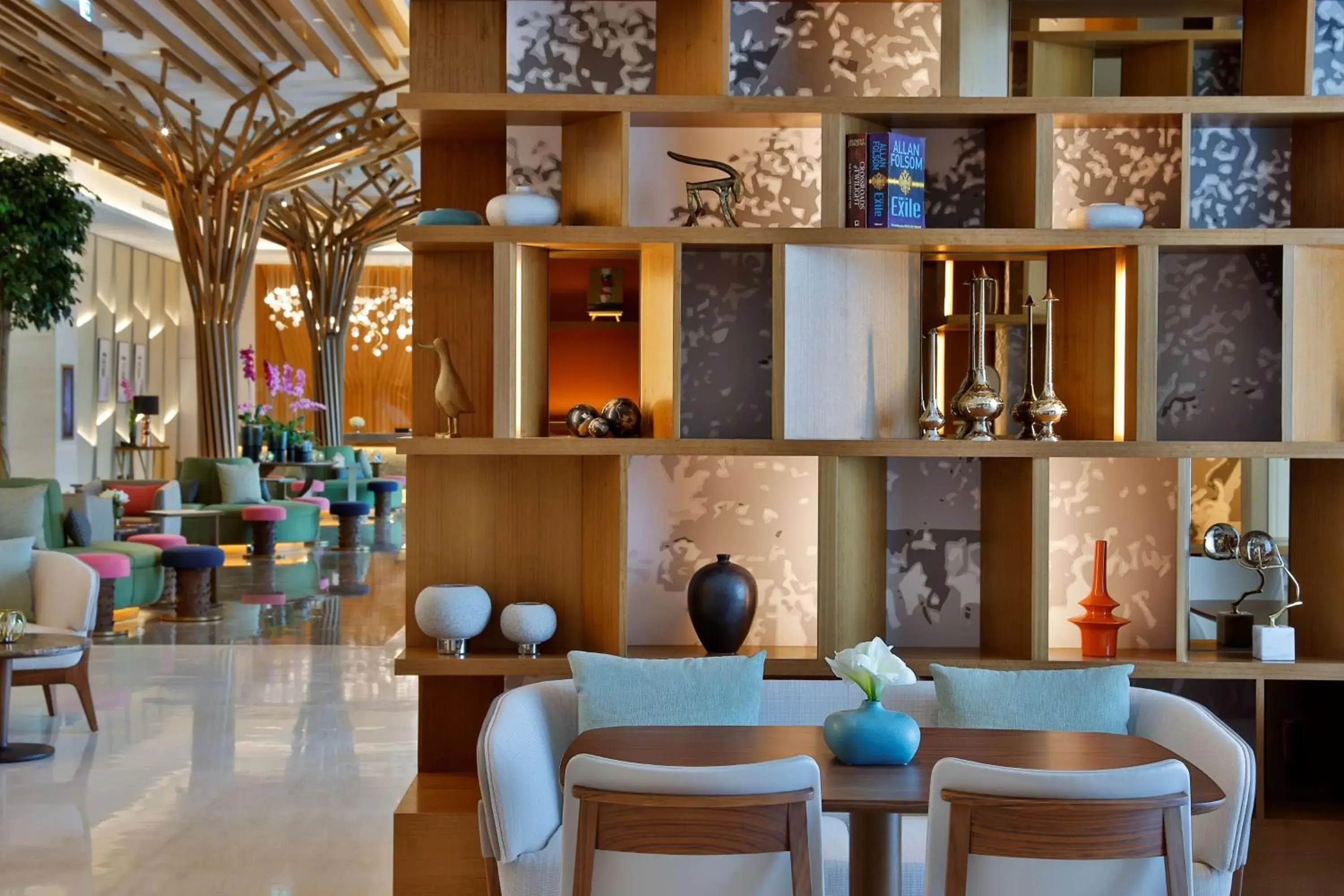 Lobby or reception in DoubleTree by Hilton Sharjah Waterfront Hotel And Residences Lobby or reception in DoubleTree by Hilton Sharjah Waterfront Hotel And Residences