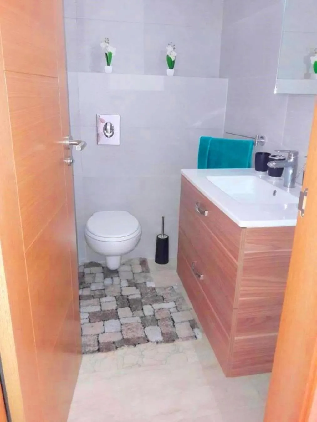 Bathroom in Geronticus apartment