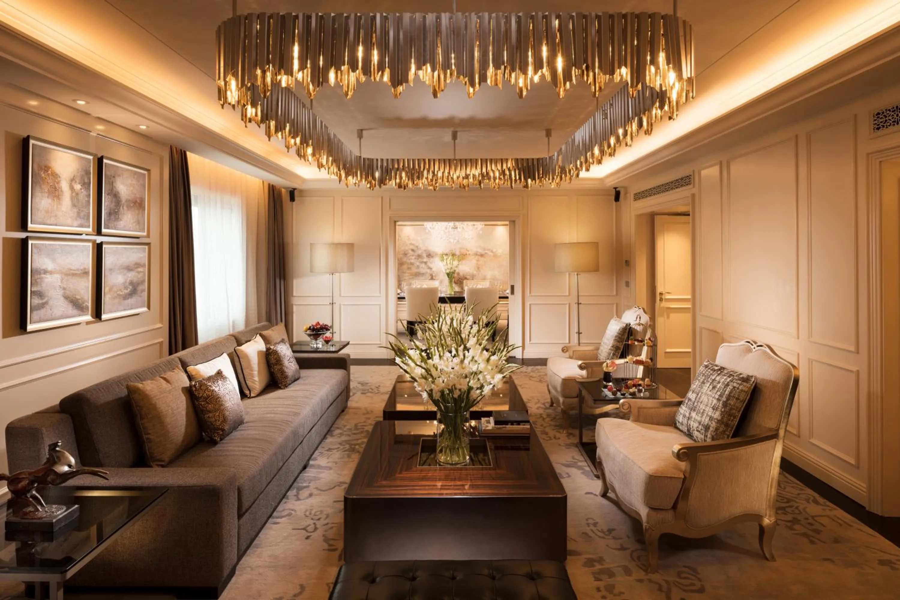 Living room in Kempinski Hotel Beijing Yansha Center