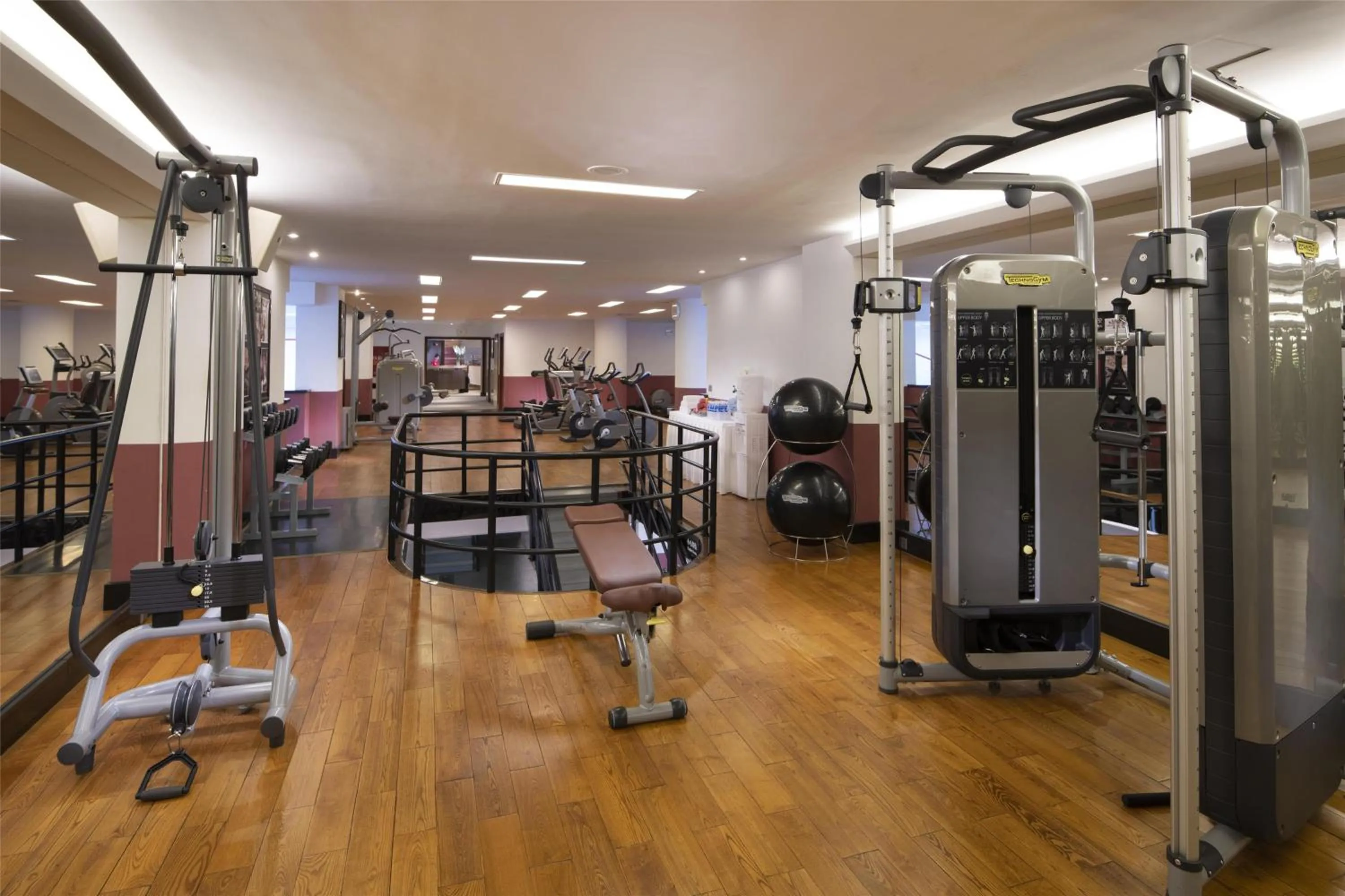 Fitness centre/facilities in Kempinski Hotel Beijing Yansha Center