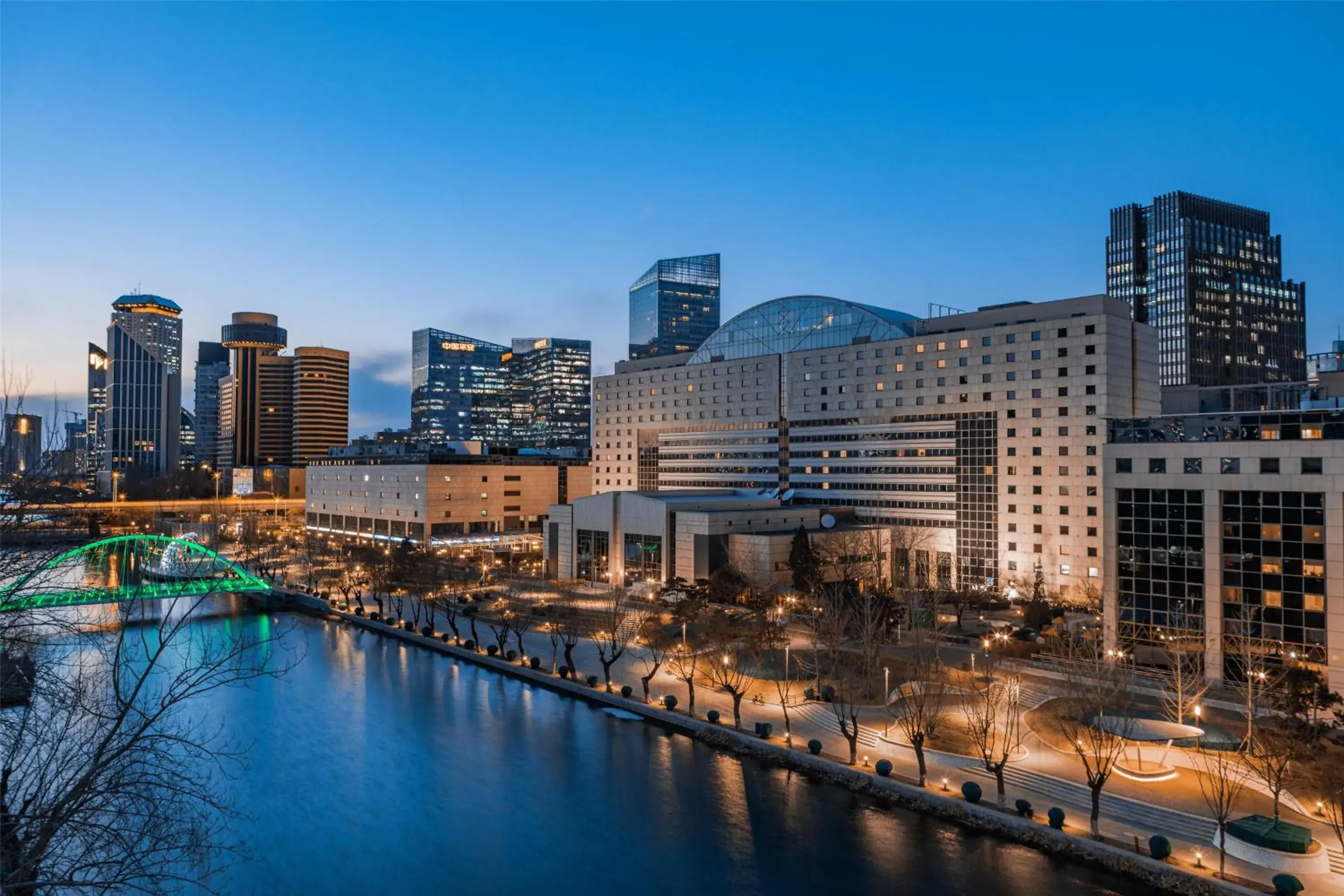 Property building in Kempinski Hotel Beijing Yansha Center Property building in Kempinski Hotel Beijing Yansha Center