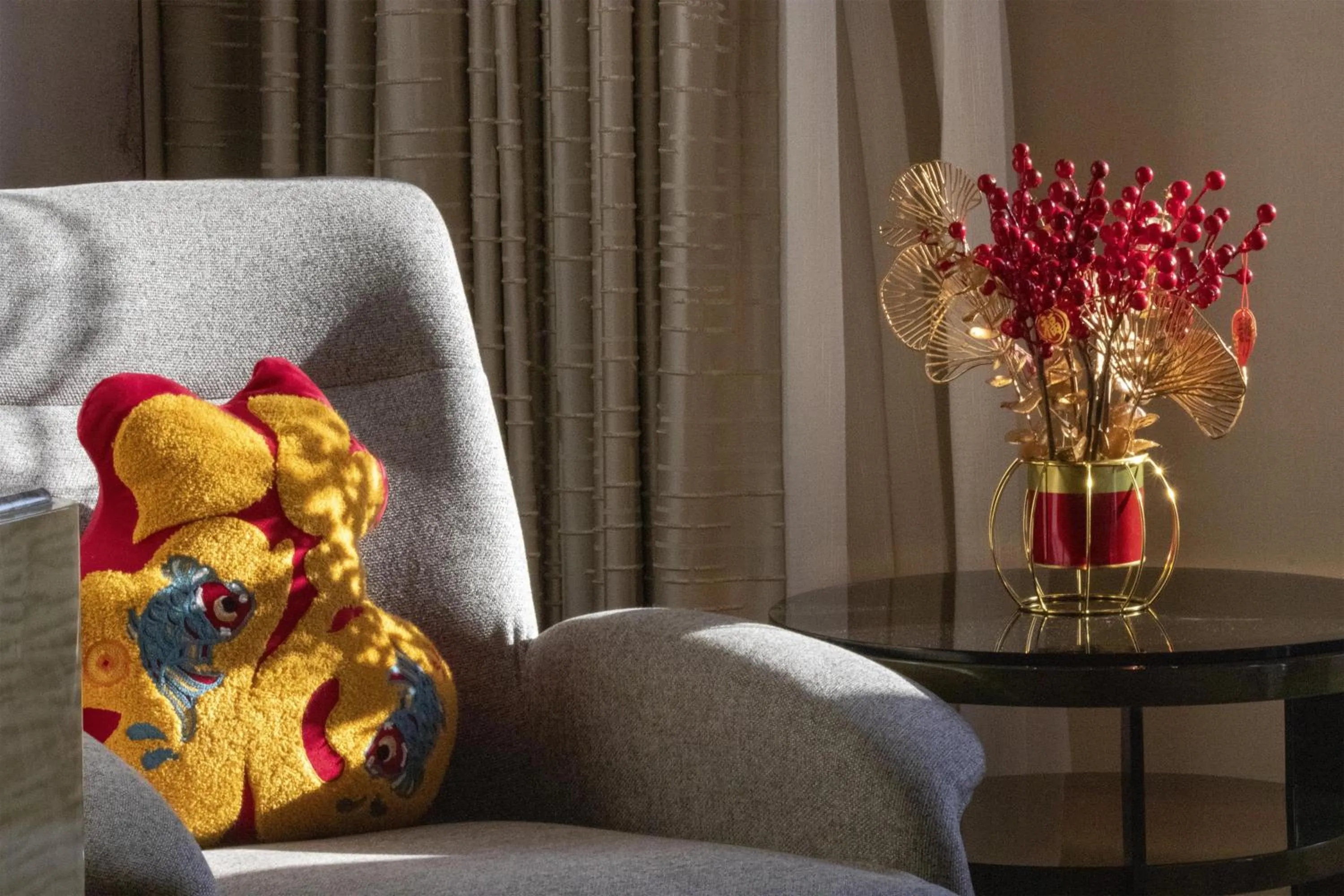 Bedroom in Kempinski Hotel Beijing Yansha Center