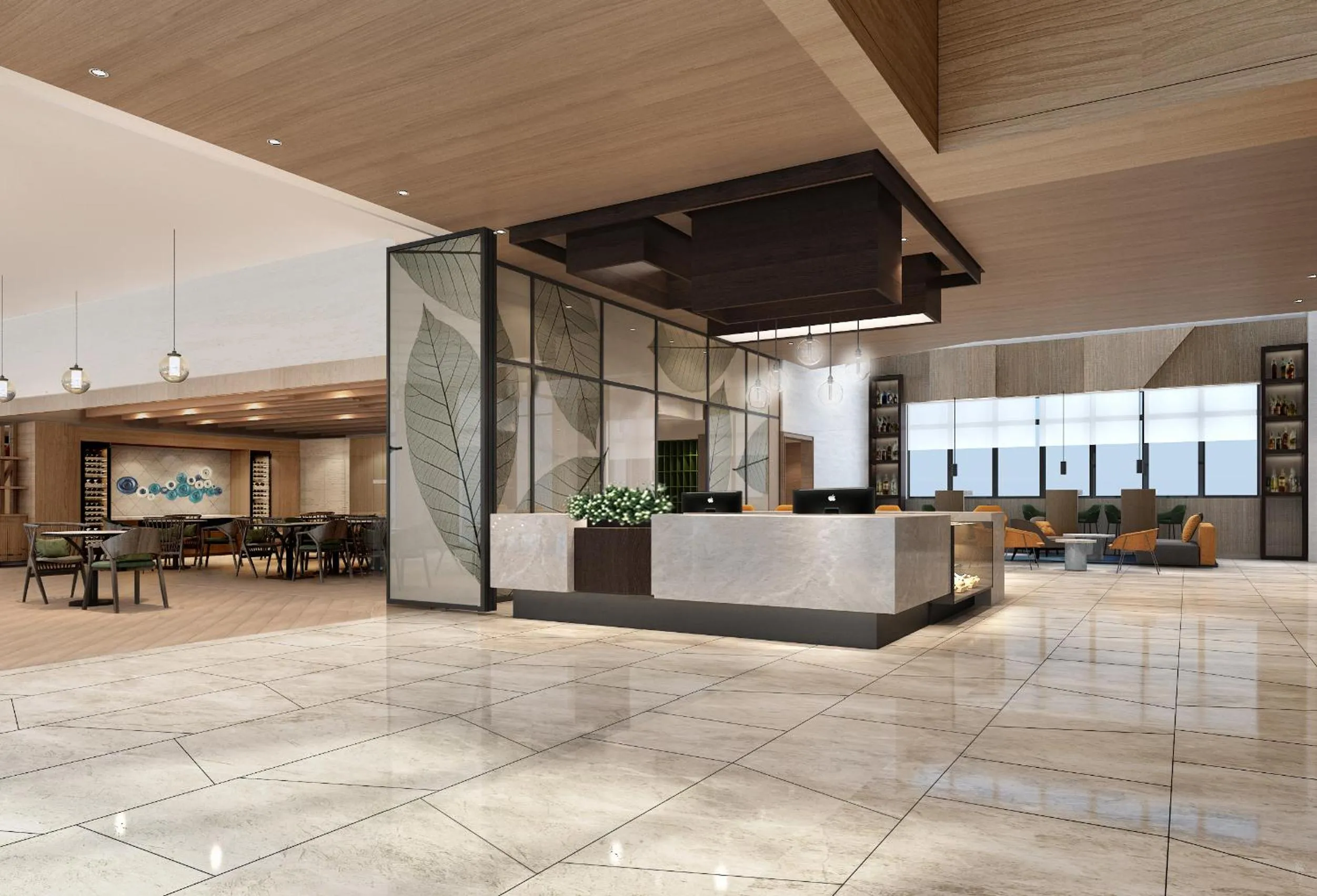 Lobby or reception in Hyatt Place Beijing Shiyuan