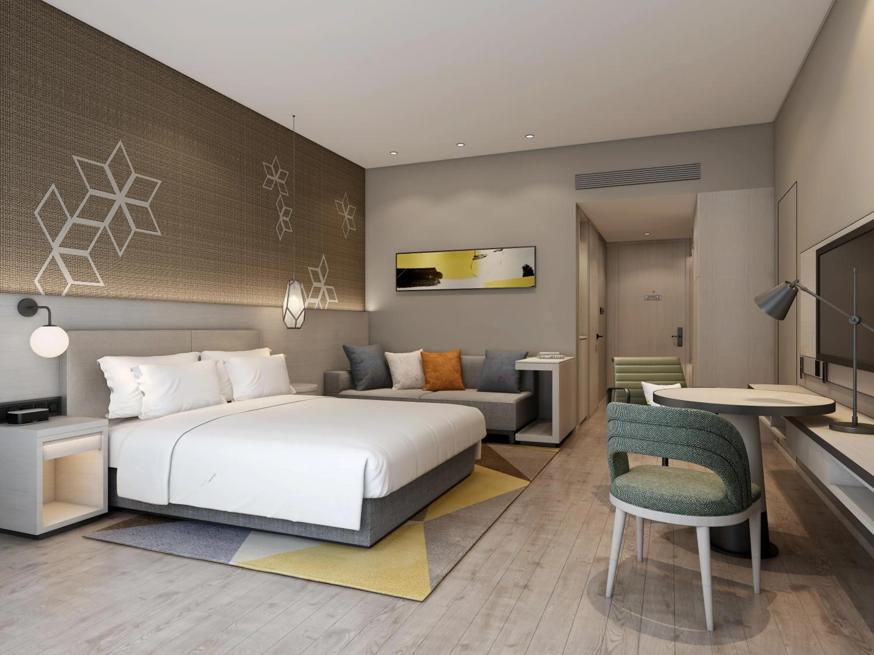 Bedroom in Hyatt Place Beijing Shiyuan