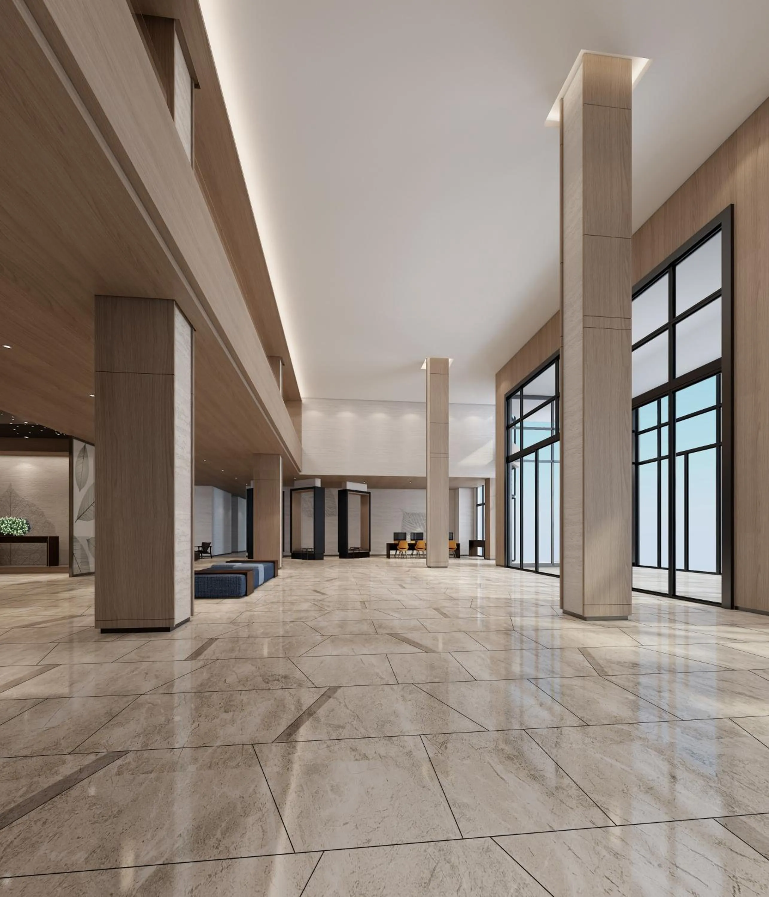 Lobby or reception in Hyatt Place Beijing Shiyuan