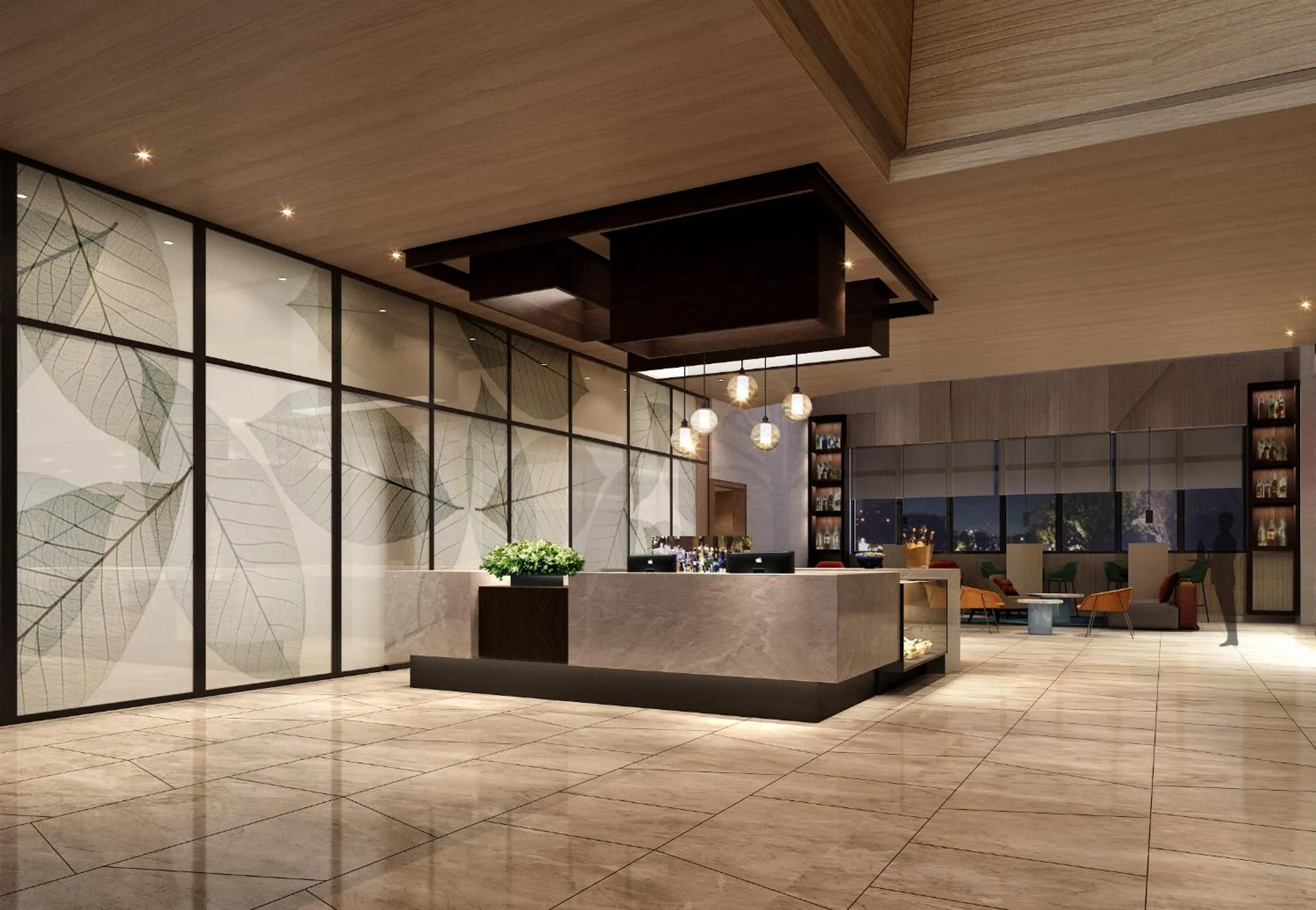 Lobby or reception in Hyatt Place Beijing Shiyuan