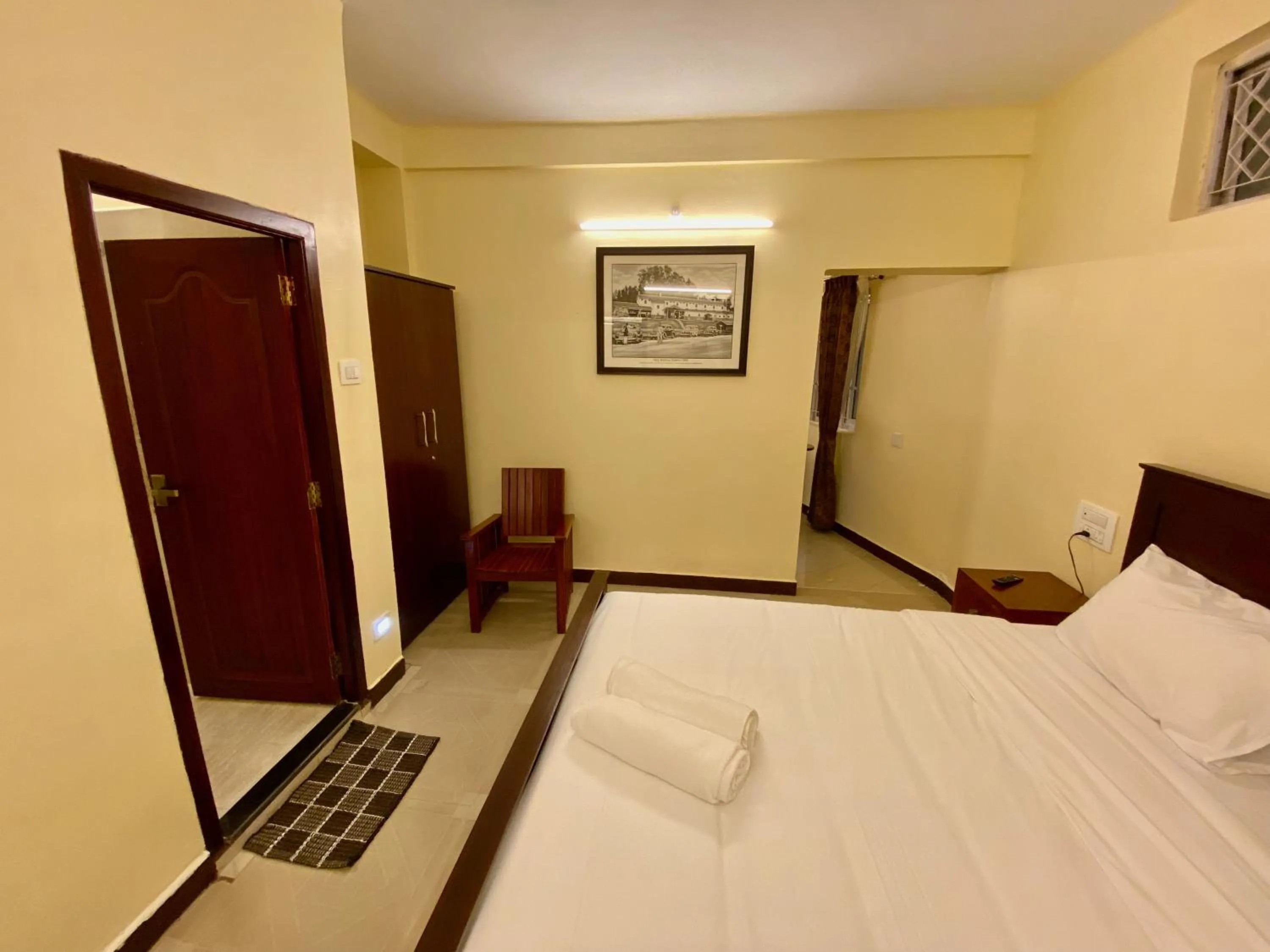 Photo of the whole room, Bed in Aakash Rooms and Cottages,