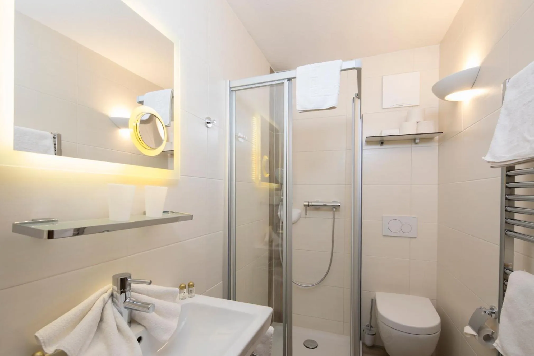 Shower in Angerer Alpine Suiten und Familienappartements Tirol