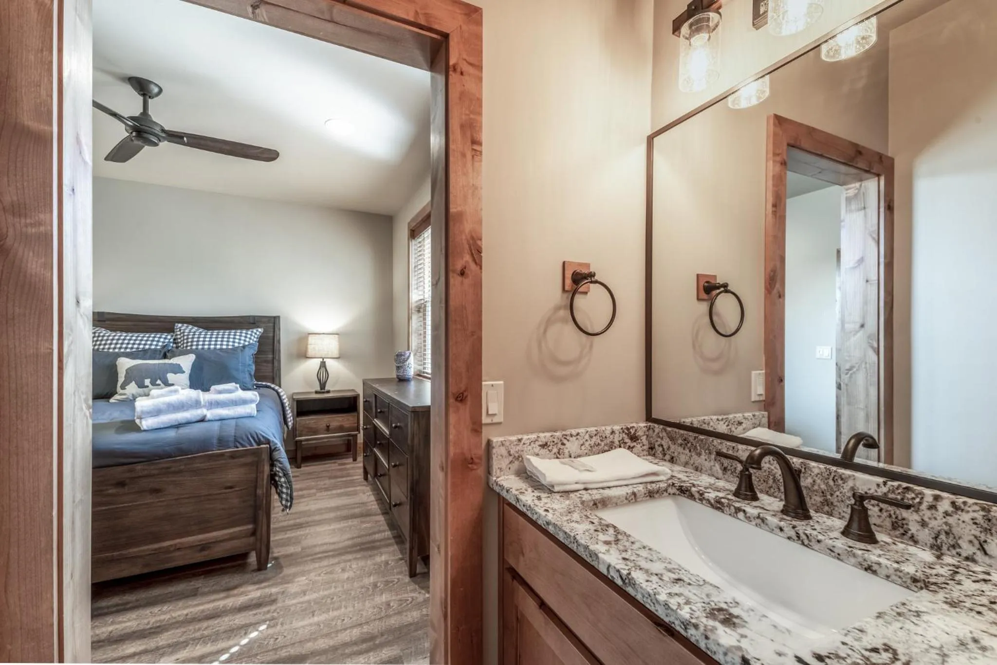 Property building, Bed in Wine Top