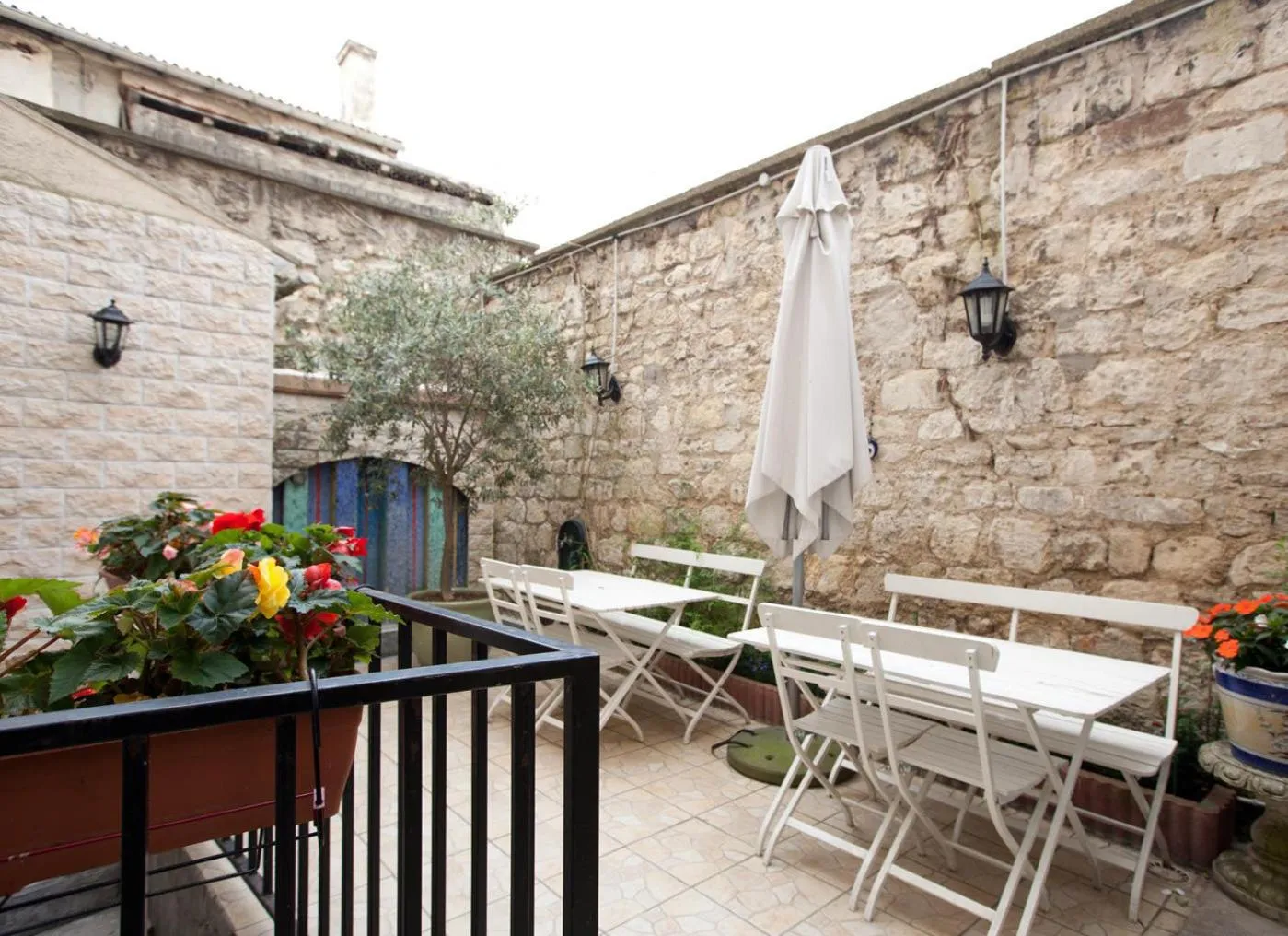 Balcony/Terrace in Hôtel du Parc
