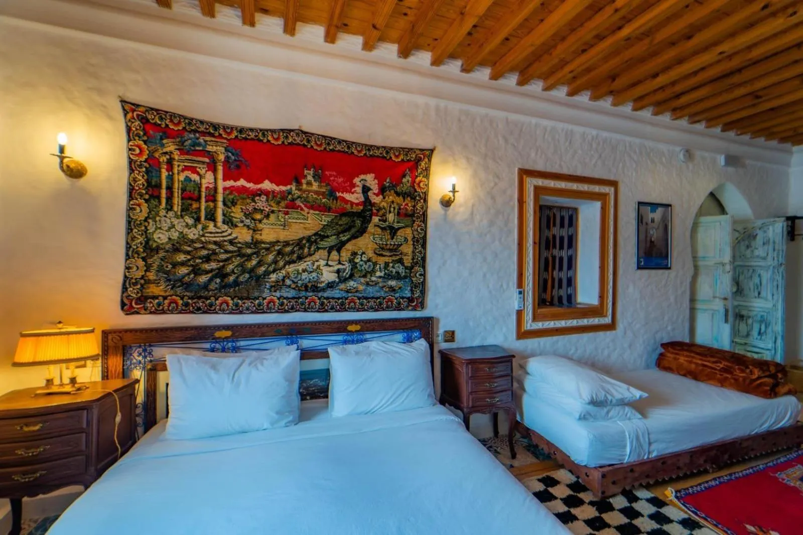 Bed in RIAD LA SANTA