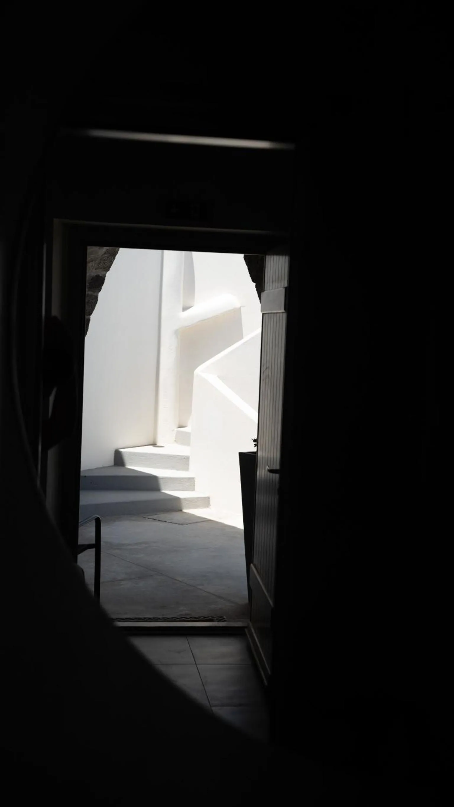 Bedroom in Noir Santorini