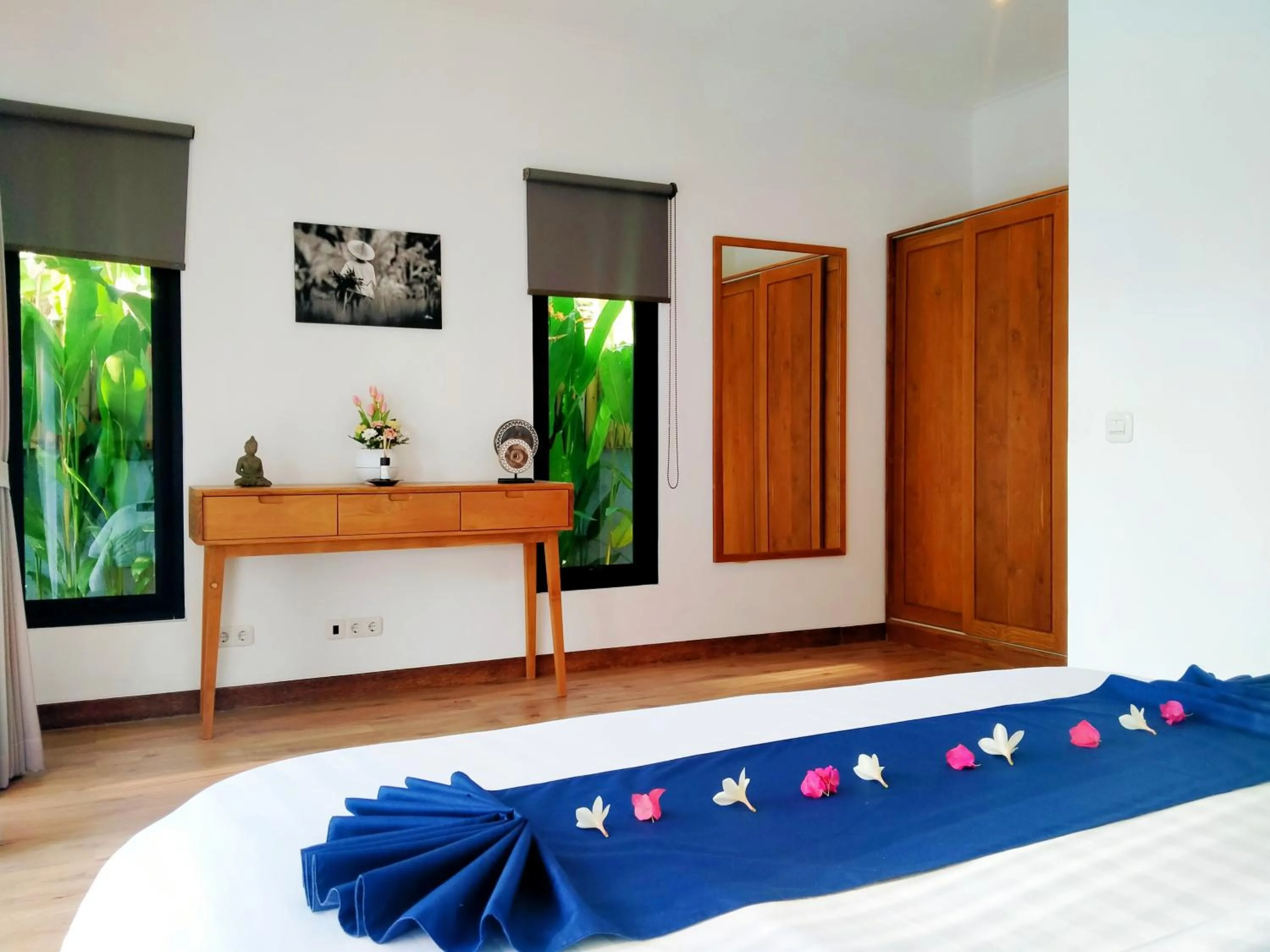 Bed in Villa Ataya