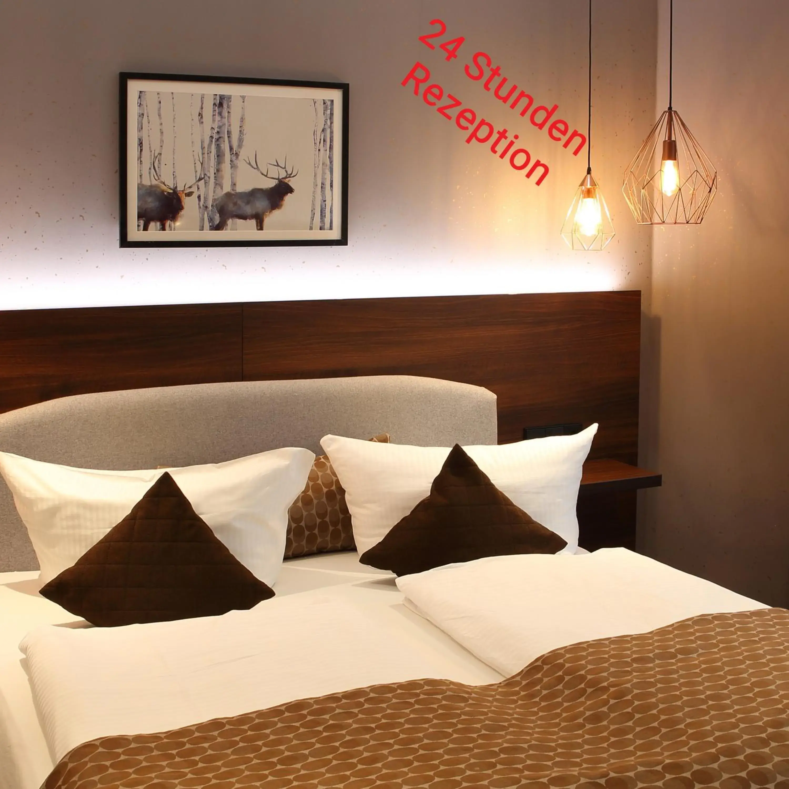 Bed in Lobinger Hotel Weisses Ross Bed in Lobinger Hotel Weisses Ross