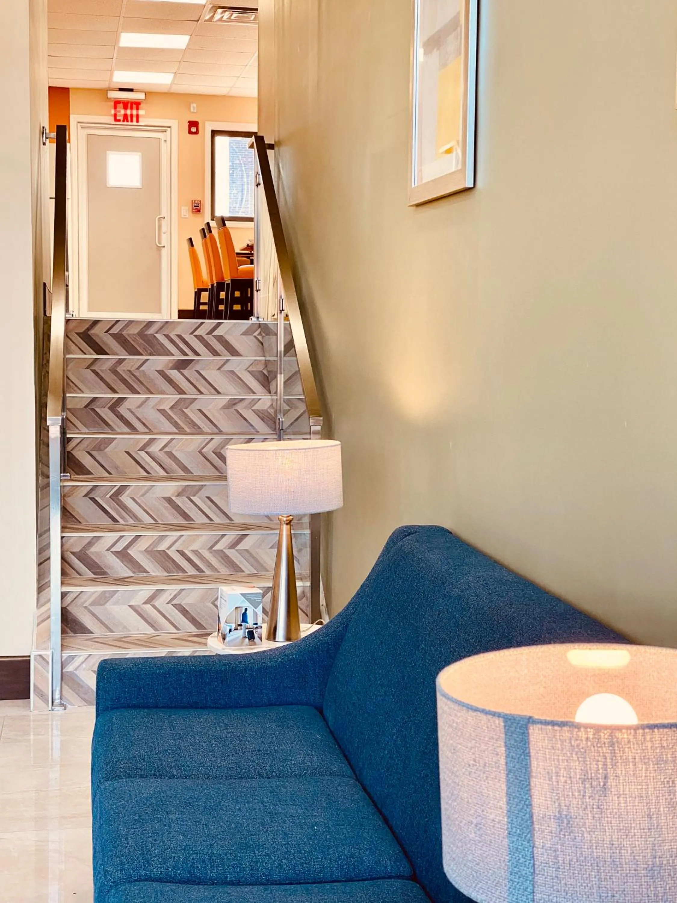 Seating area in Surface Inn Brooklyn