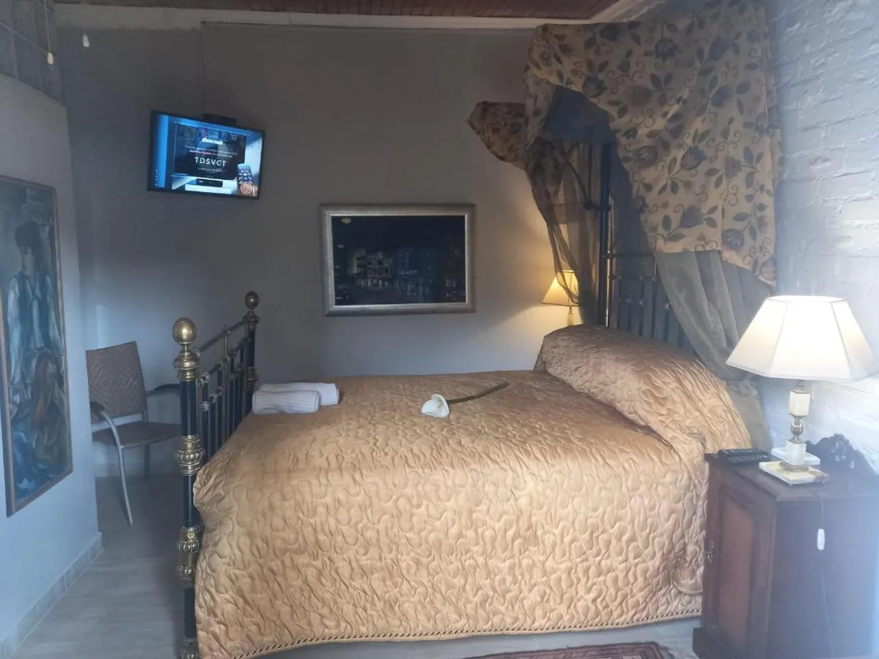 Bed in Michael-Angelo guest house