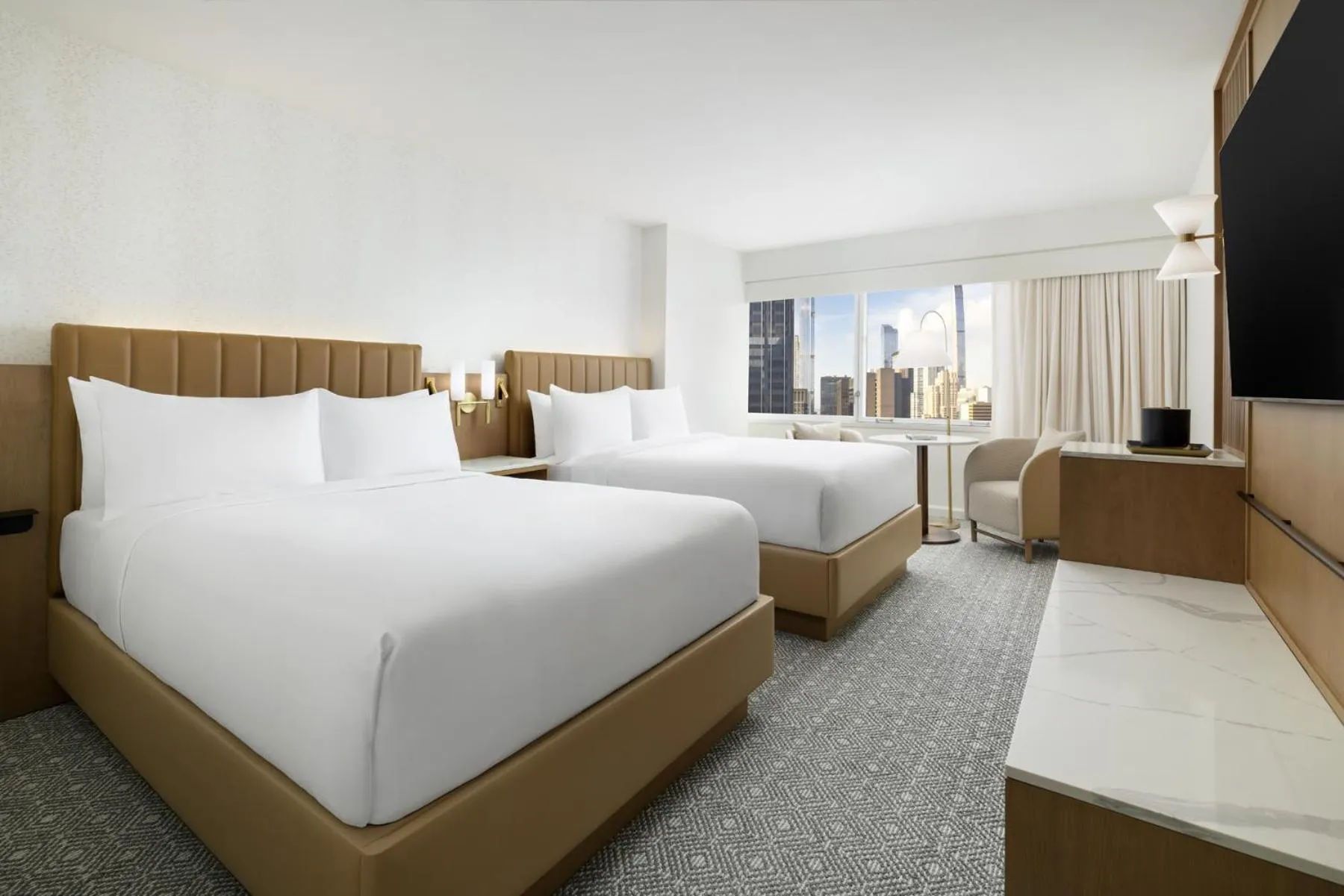 Photo of the whole room, Bed in Hyatt Regency Times Square