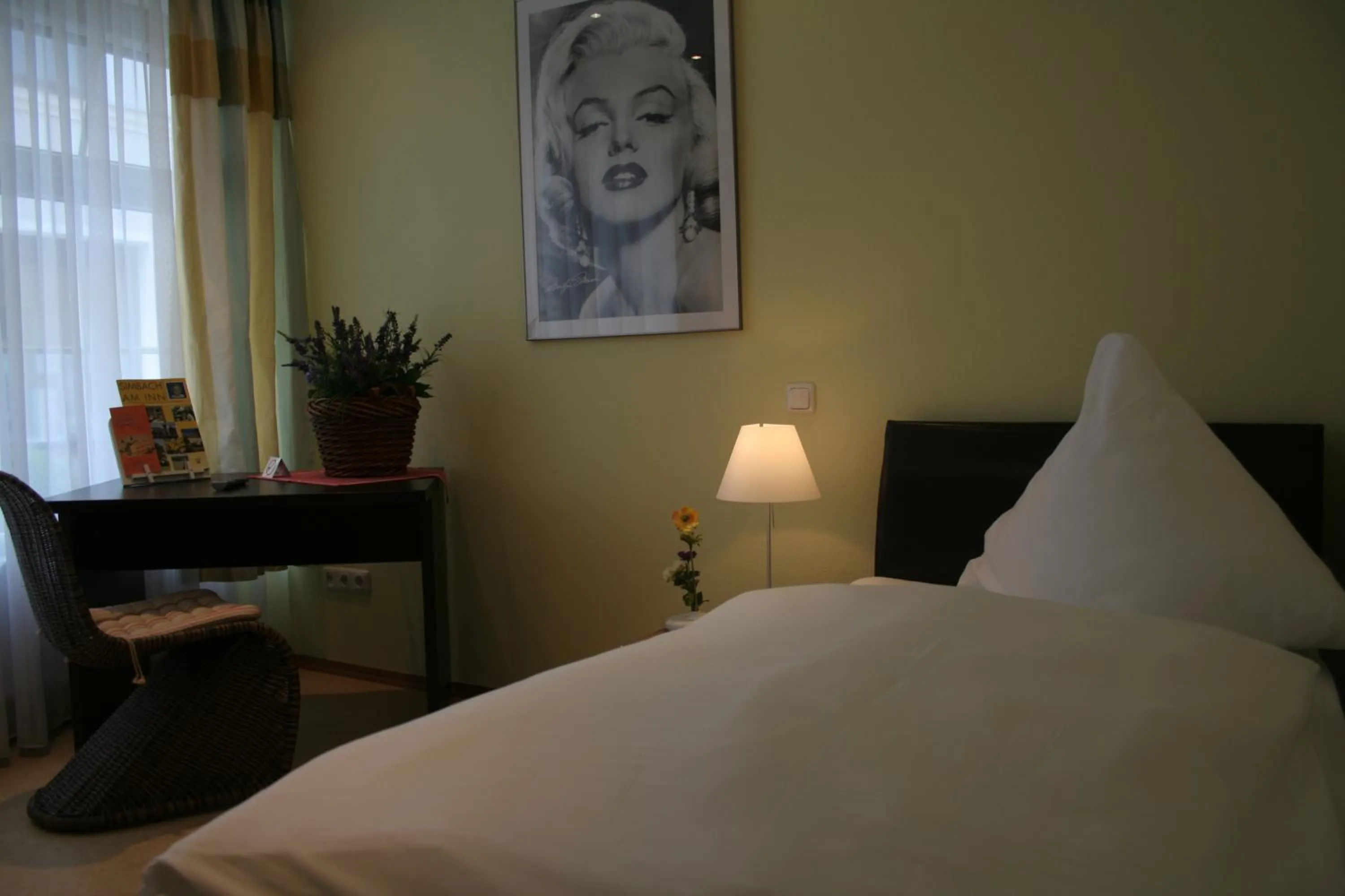 Bed in Gasthof Wimmer Weissbräu