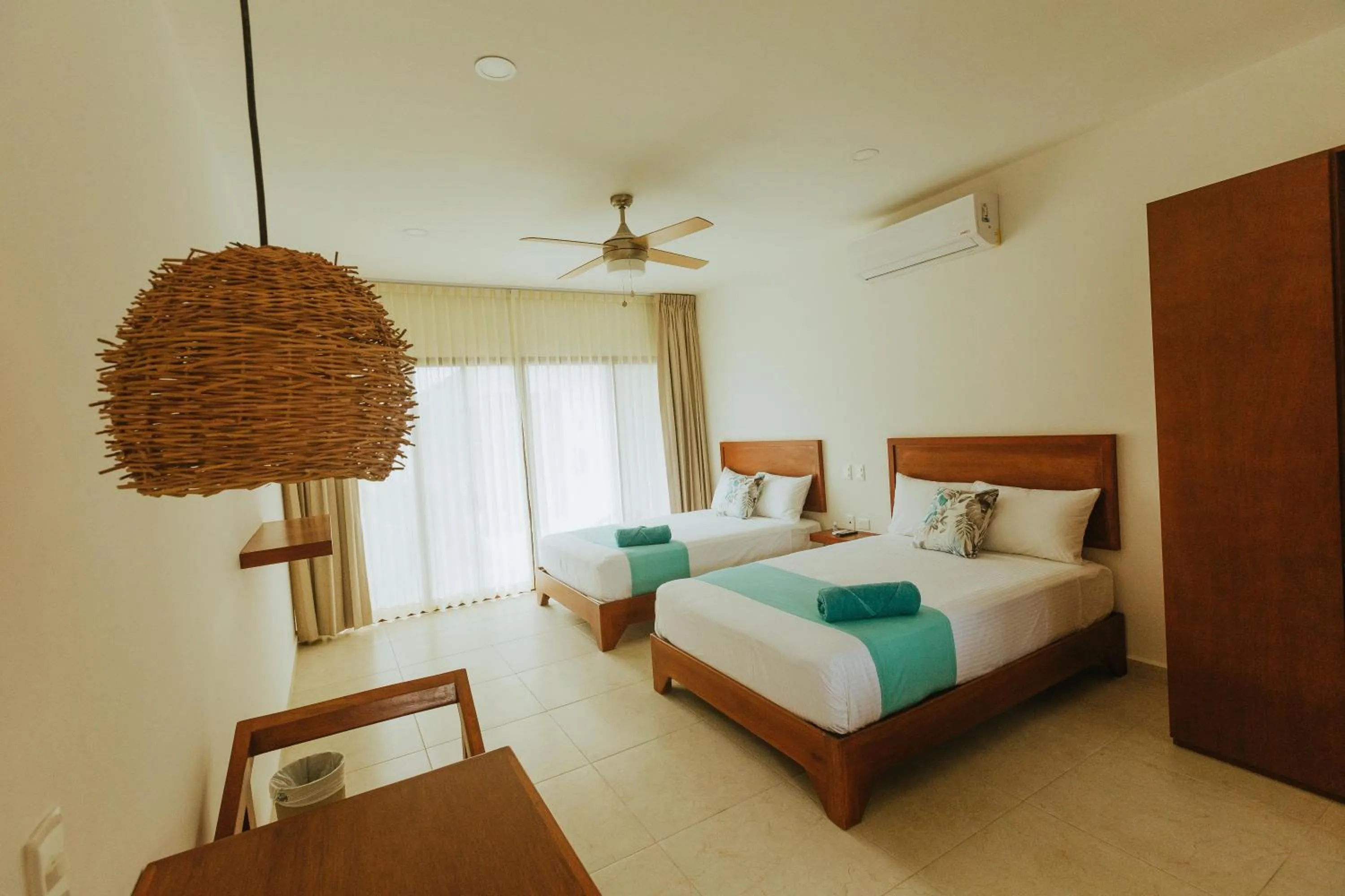 Bed in Hotel Boutique Naj Casa Holbox