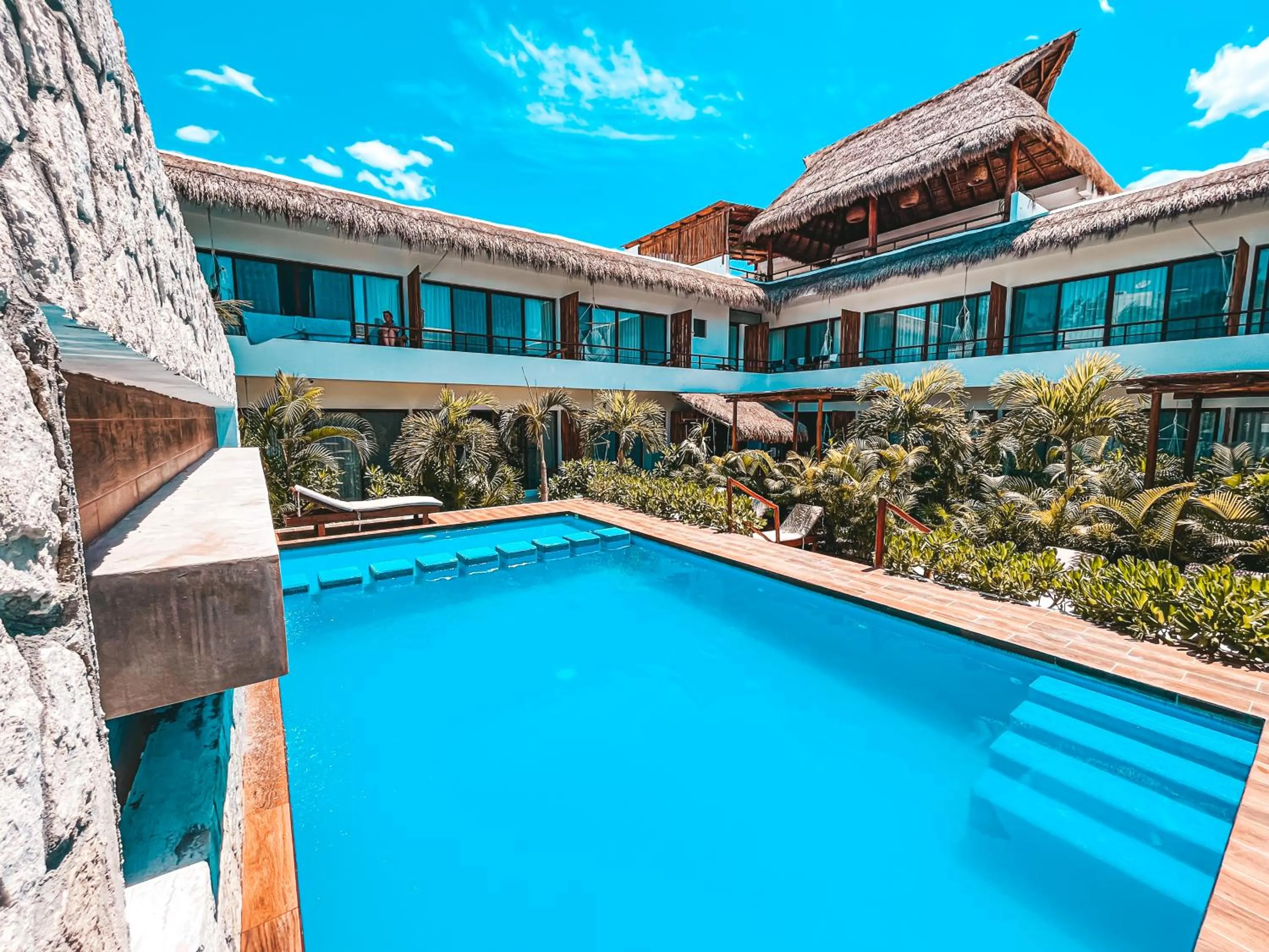 Swimming pool in Hotel Boutique Naj Casa Holbox