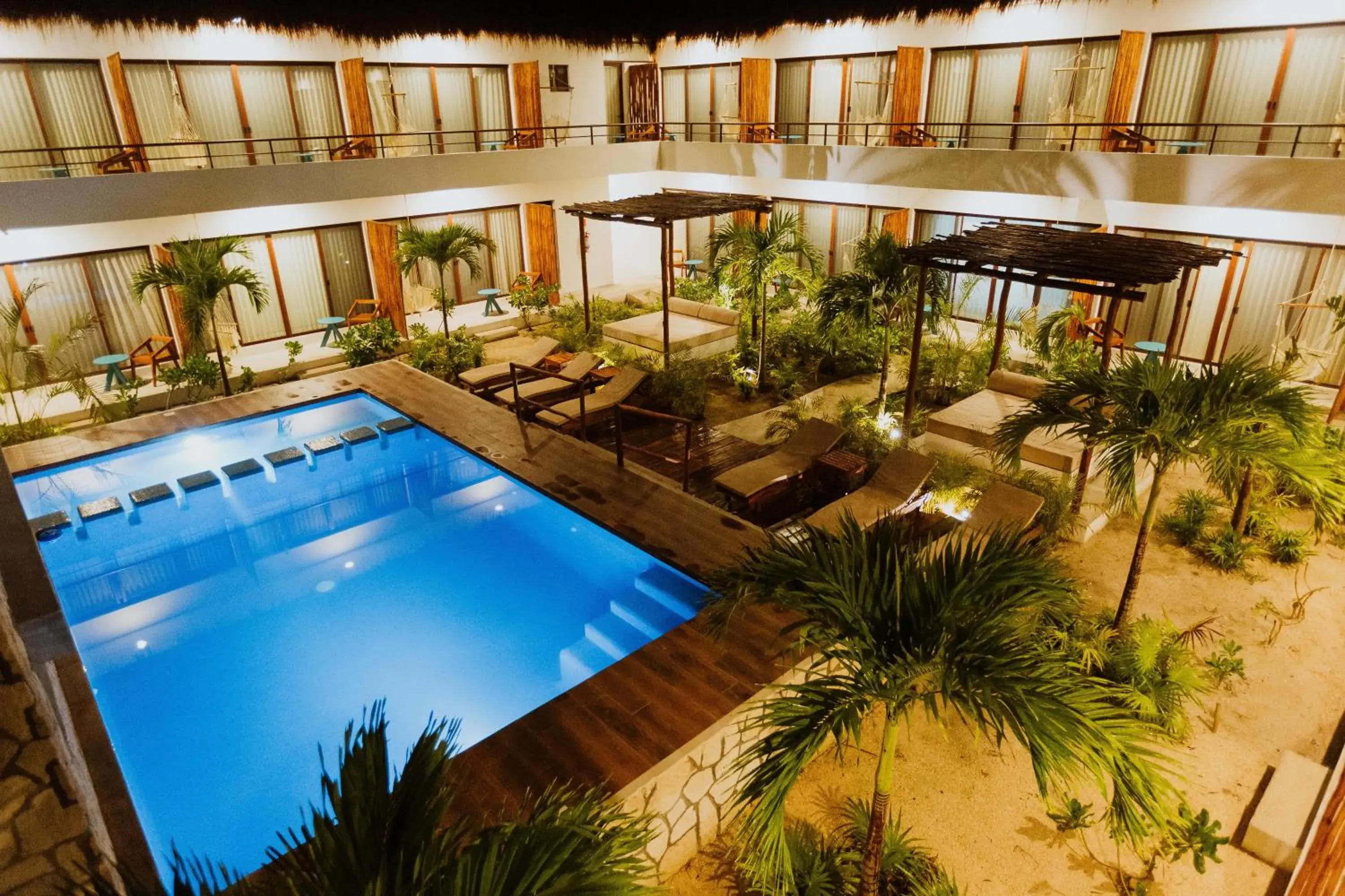 Swimming pool in Hotel Boutique Naj Casa Holbox Swimming pool in Hotel Boutique Naj Casa Holbox