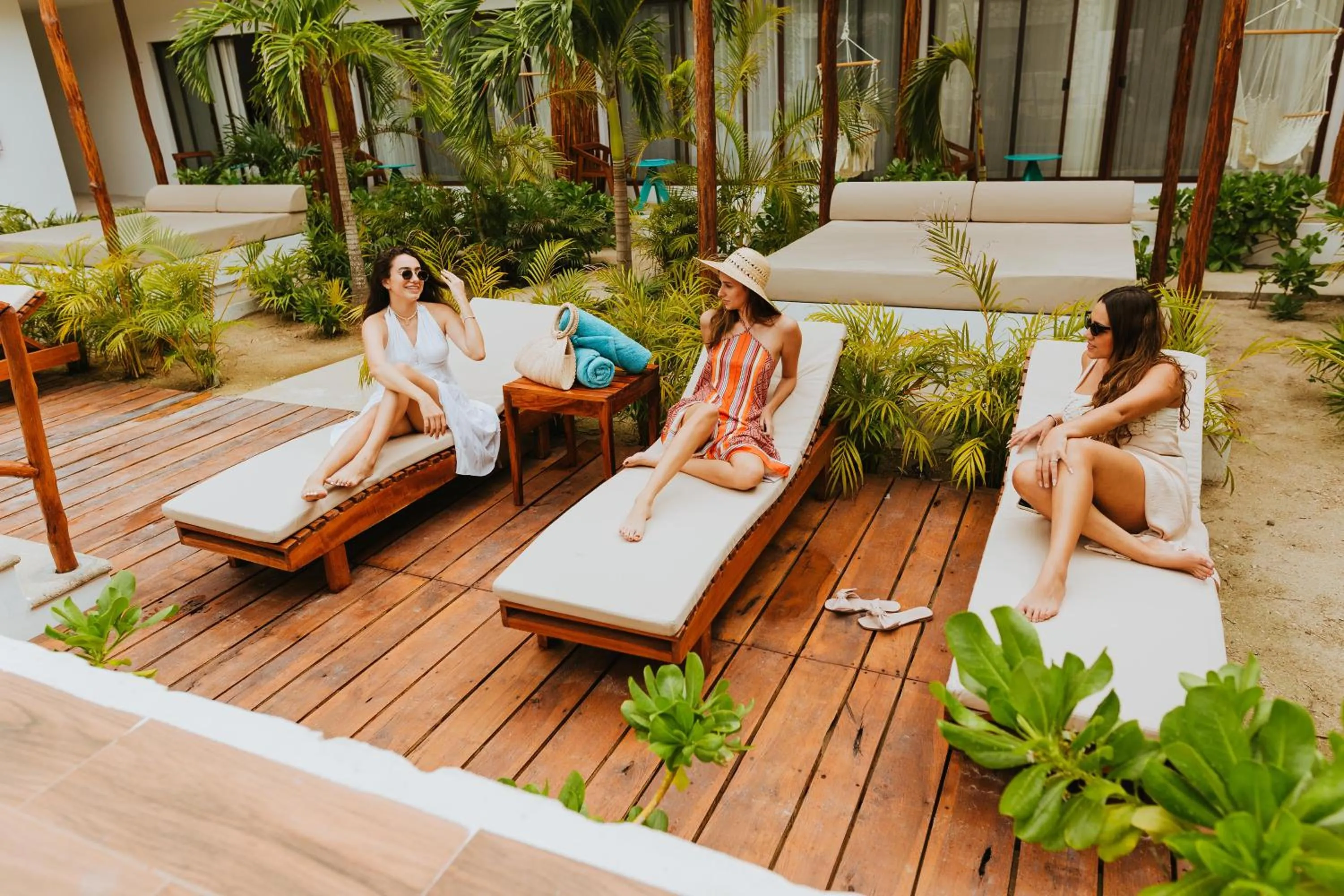 Patio in Hotel Boutique Naj Casa Holbox