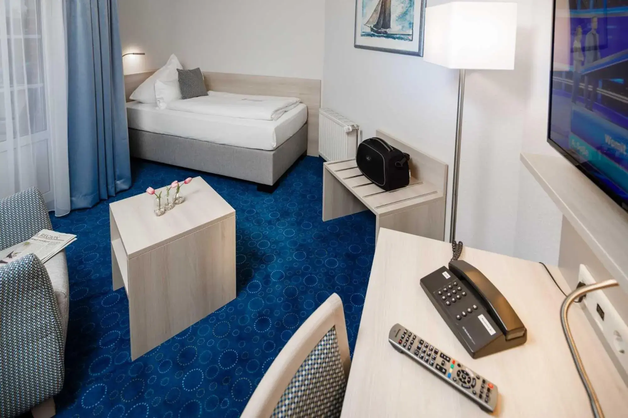 Comfort Single Room with Balcony in Hotel Seeschwalbe Comfort Single Room with Balcony in Hotel Seeschwalbe