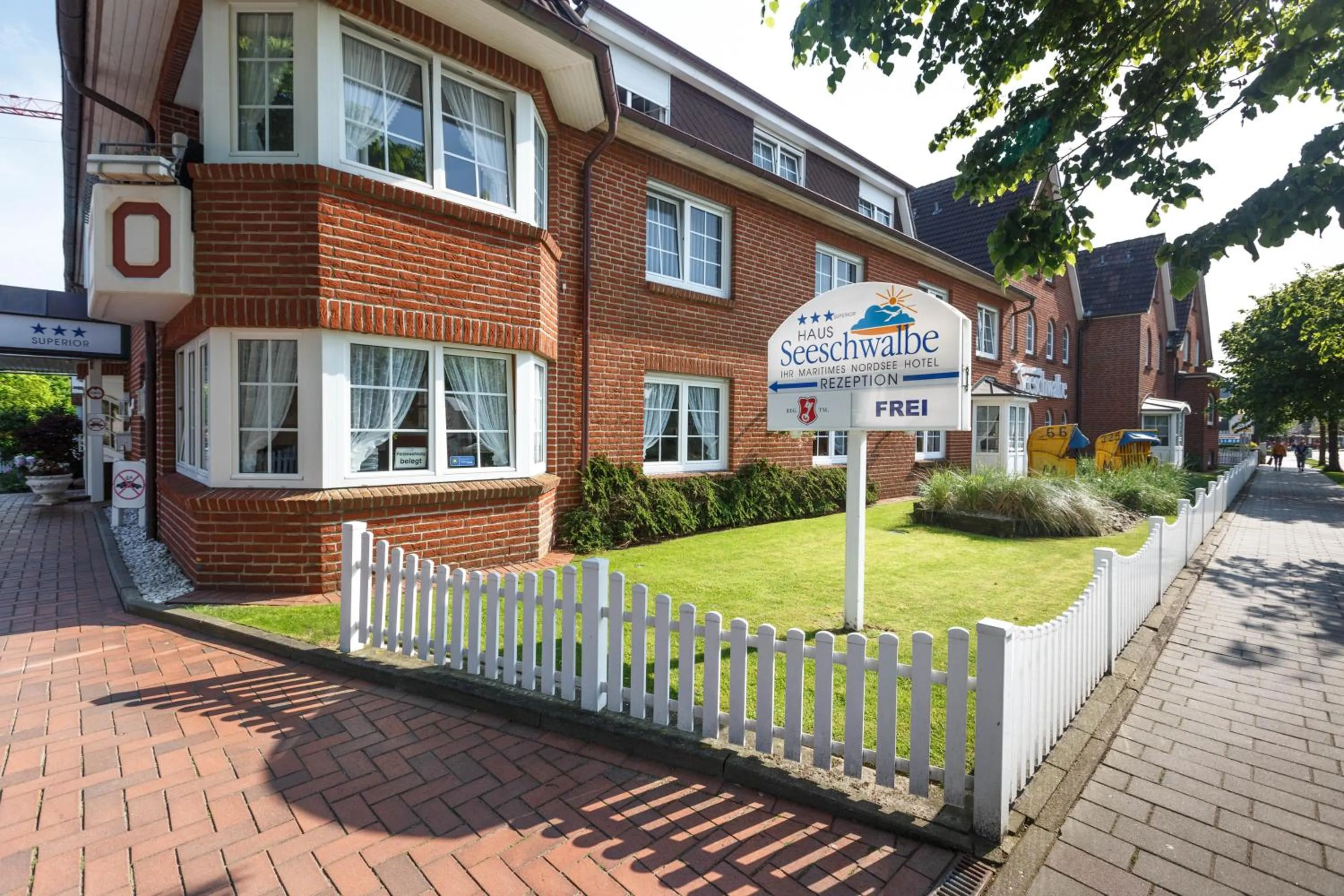 Facade/entrance in Hotel Seeschwalbe