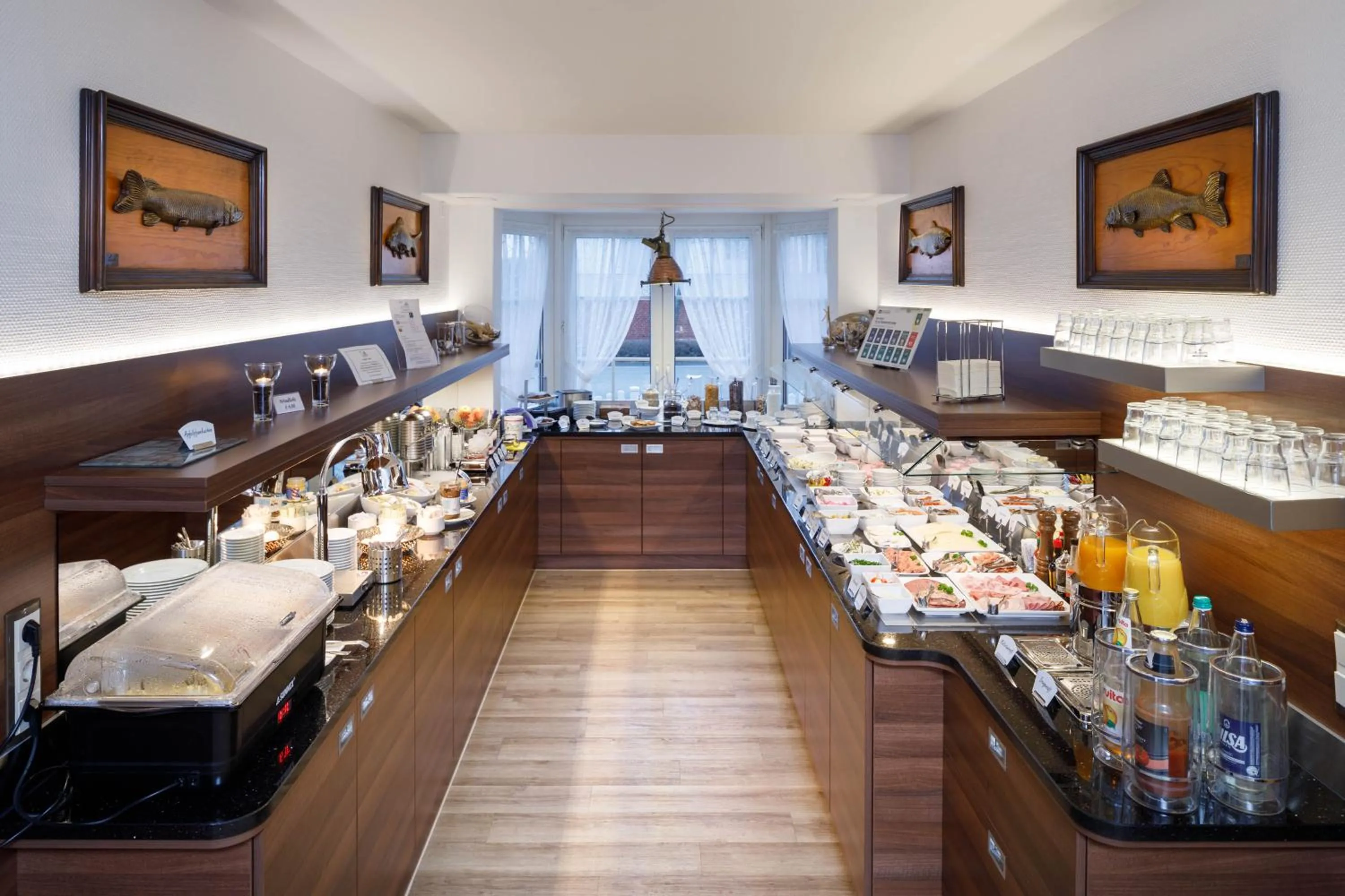 Dining area in Hotel Seeschwalbe