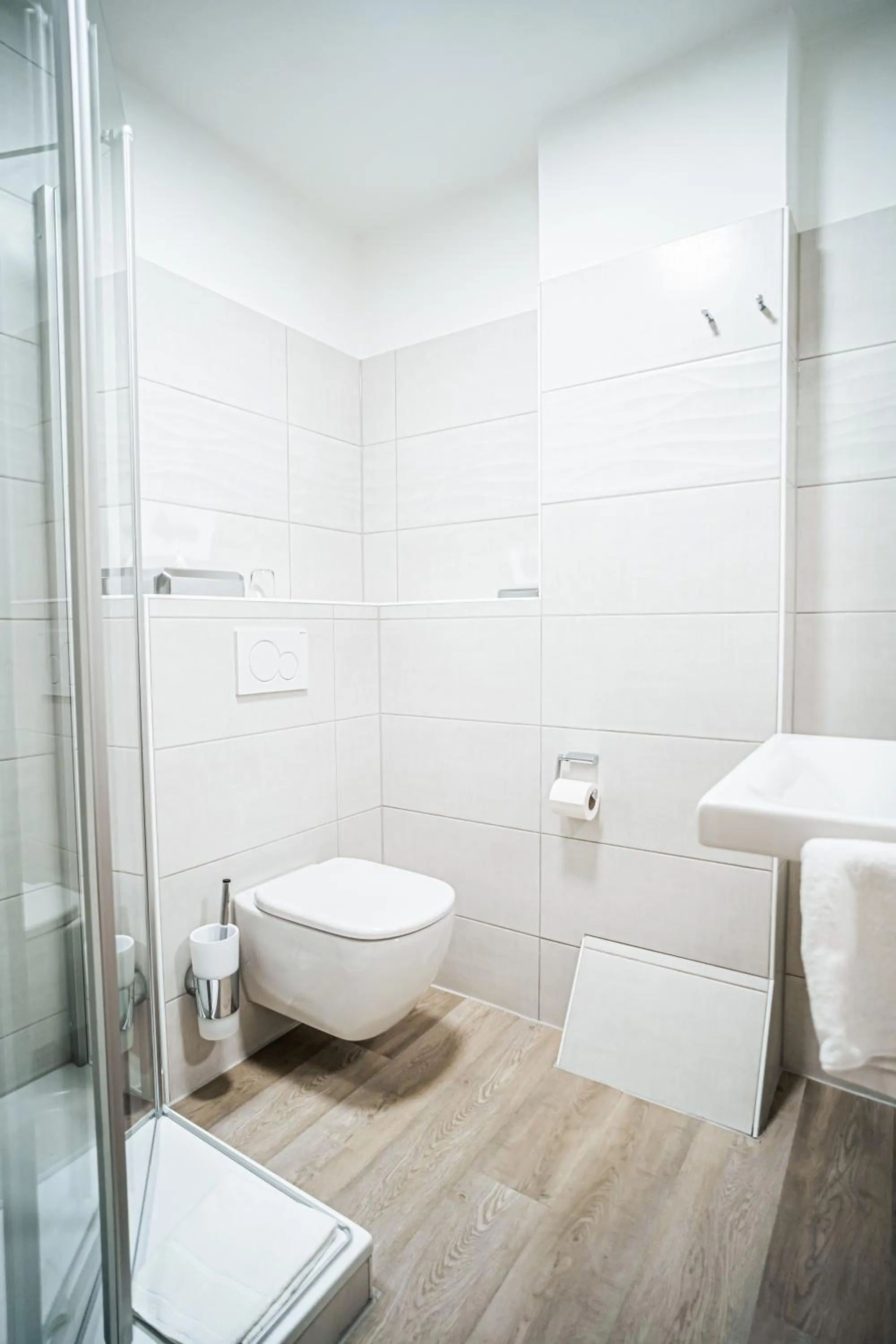 Bathroom in Hotel Seeschwalbe