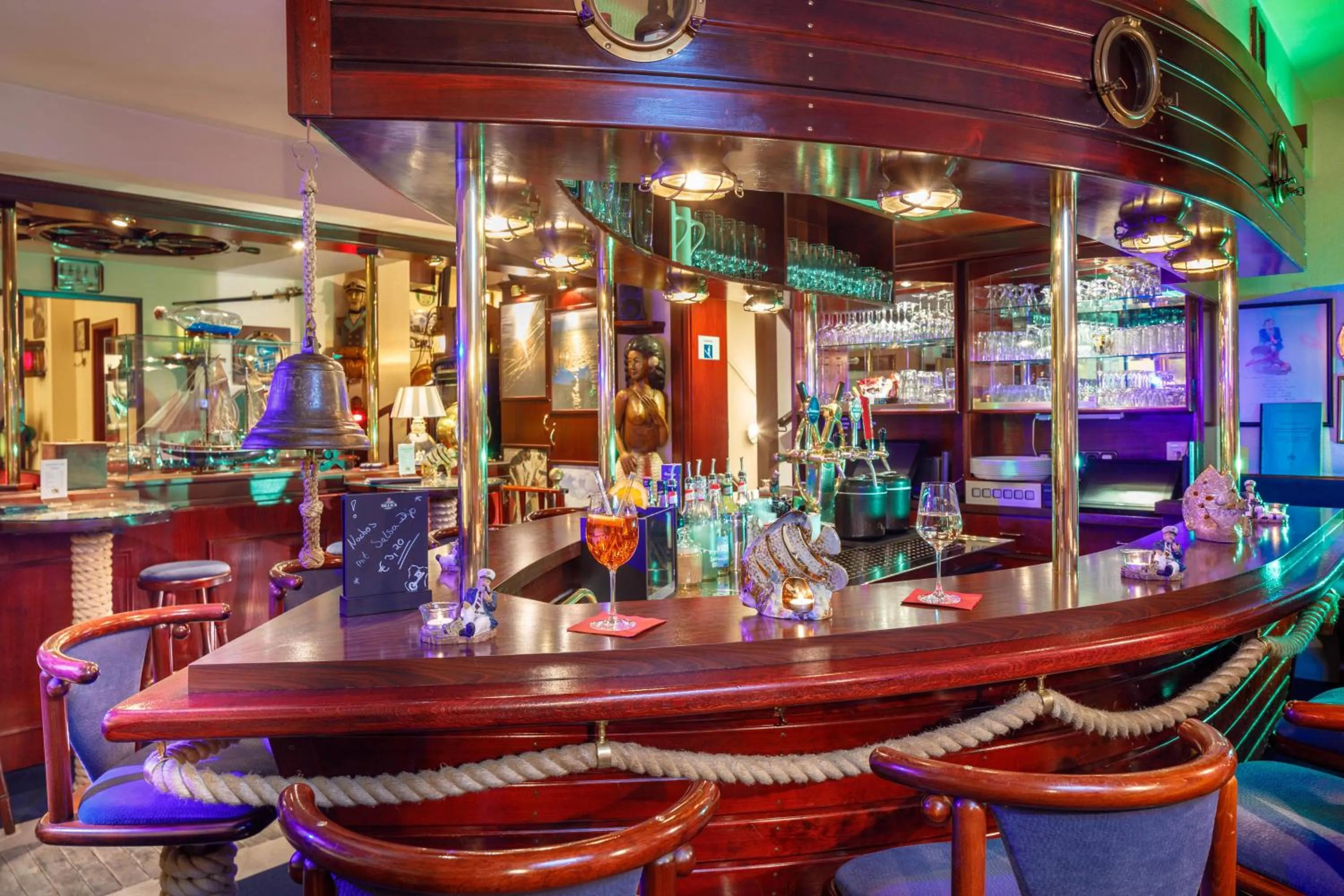 Lounge or bar in Hotel Seeschwalbe