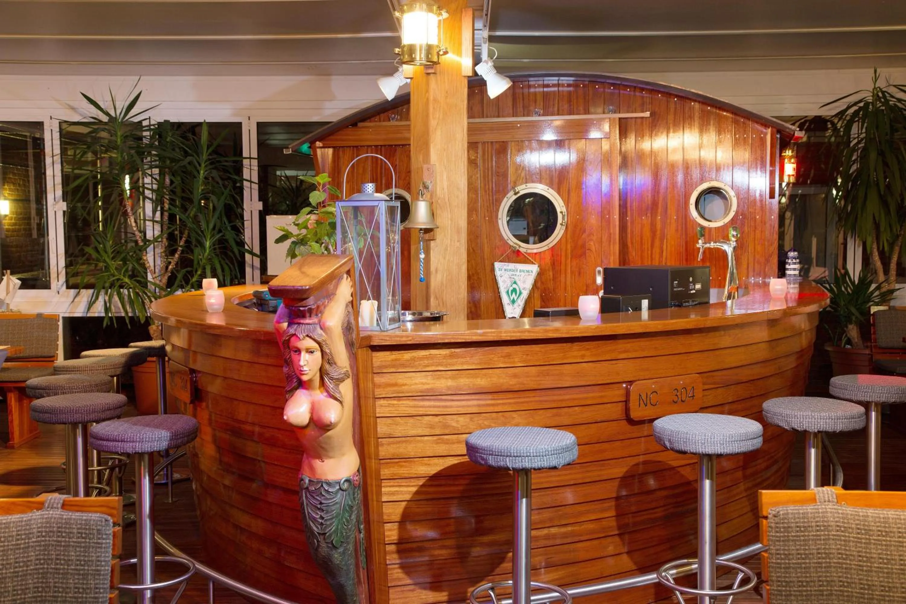 Lounge or bar in Hotel Seeschwalbe