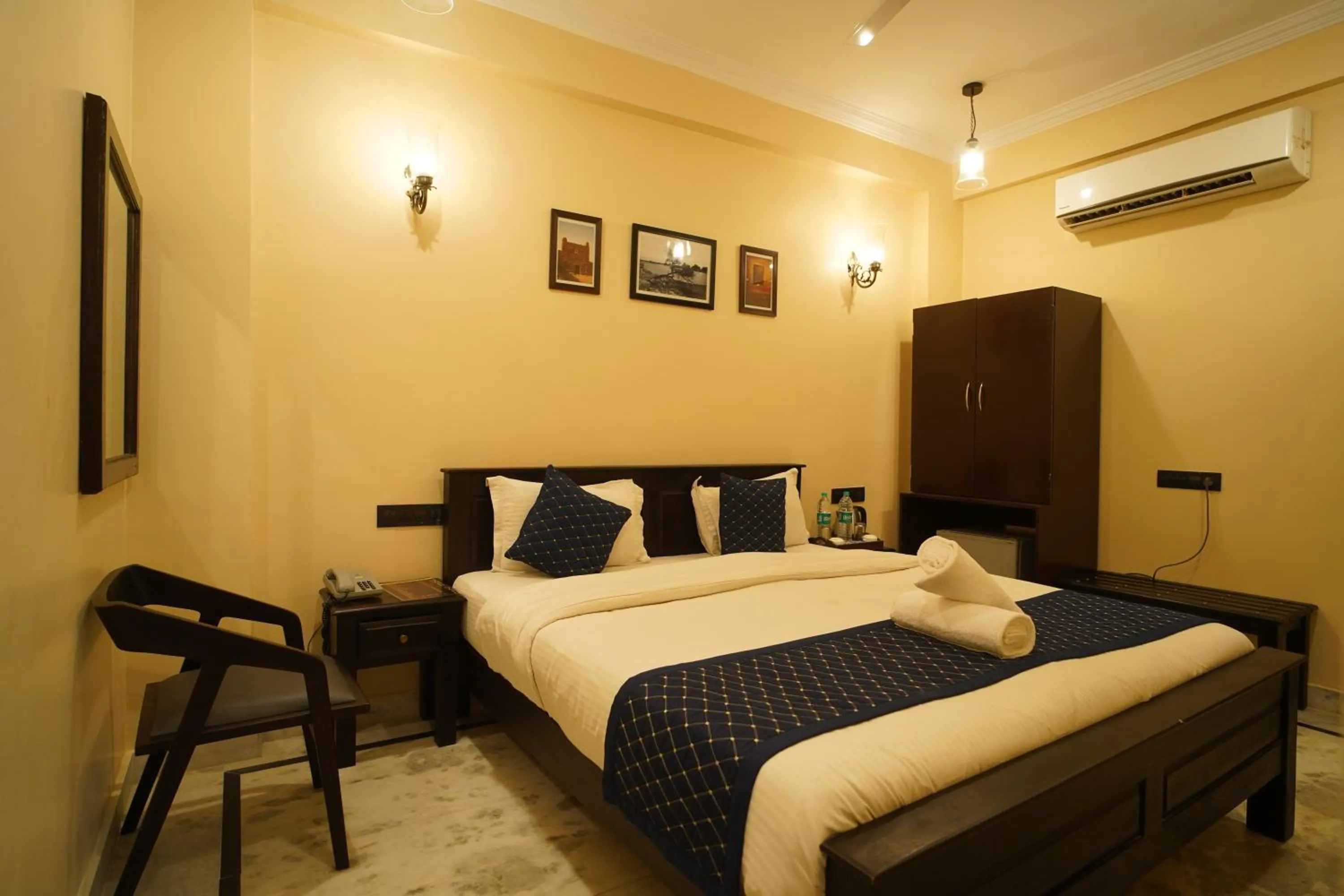 Bed in Hotel Vasshifa Palace