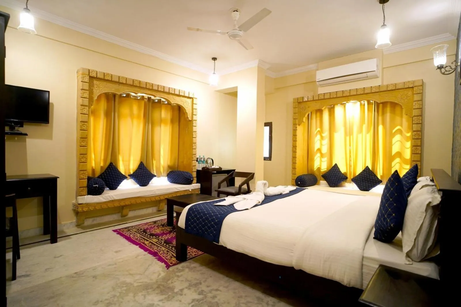 Bed in Hotel Vasshifa Palace