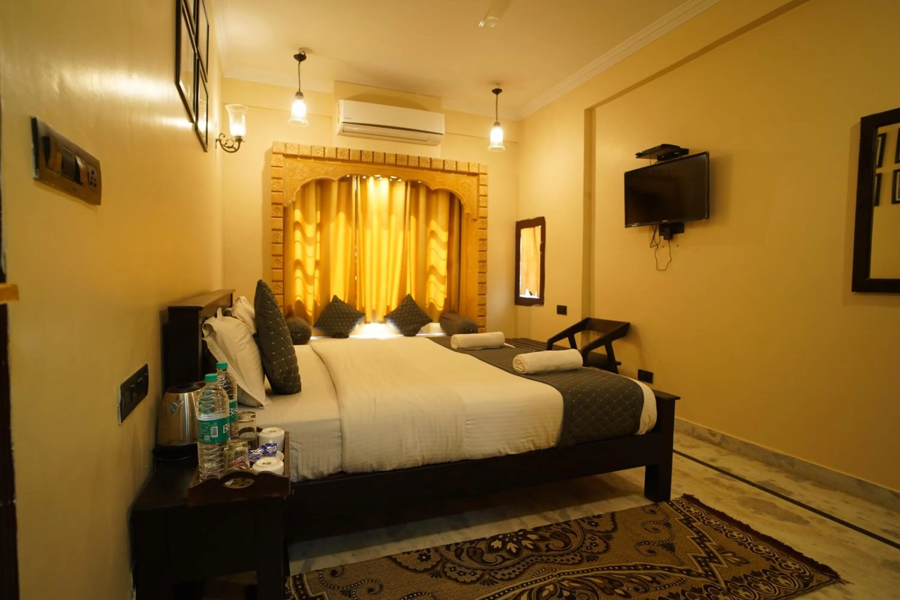 Bed in Hotel Vasshifa Palace