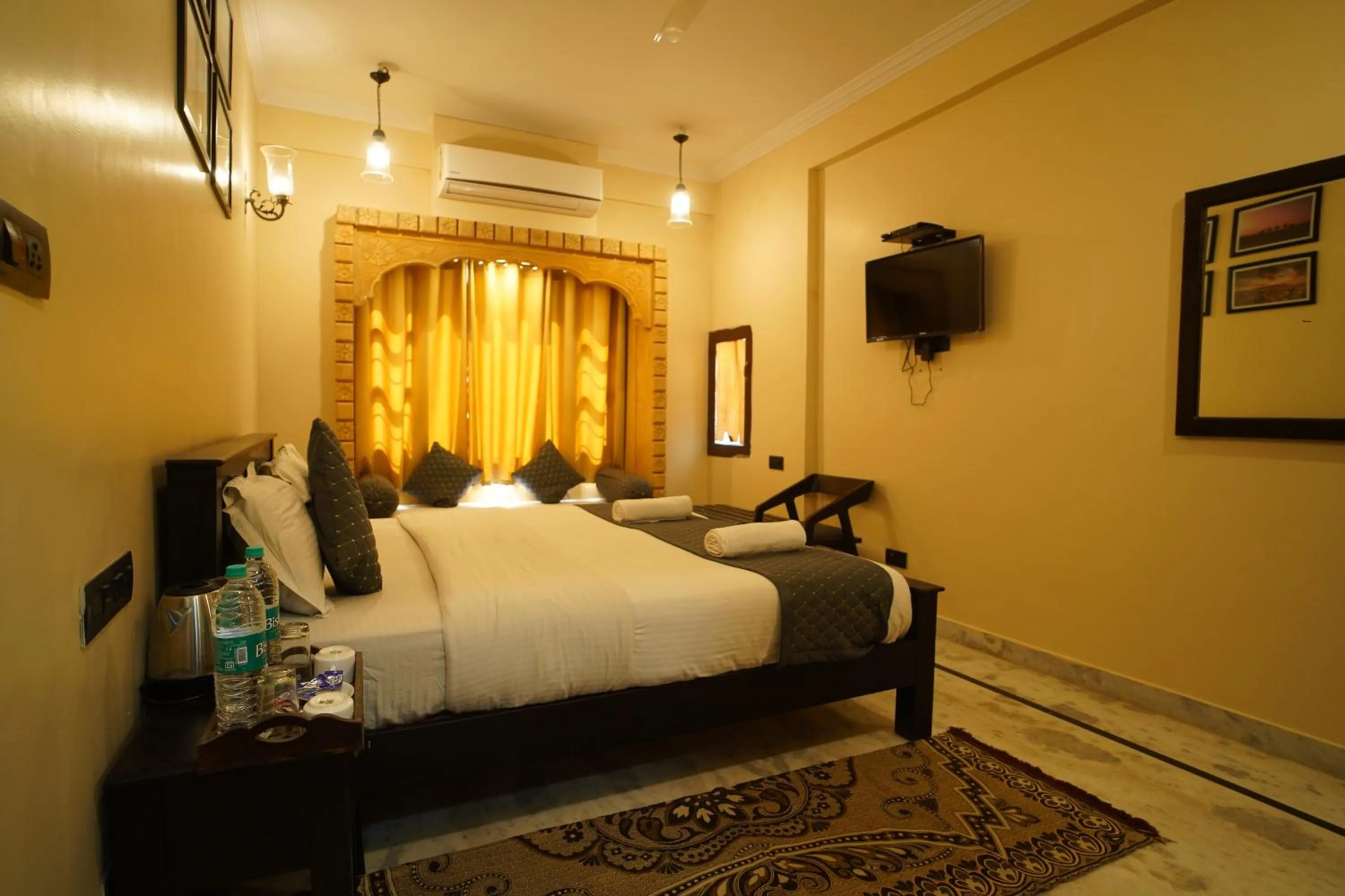 Bed in Hotel Vasshifa Palace