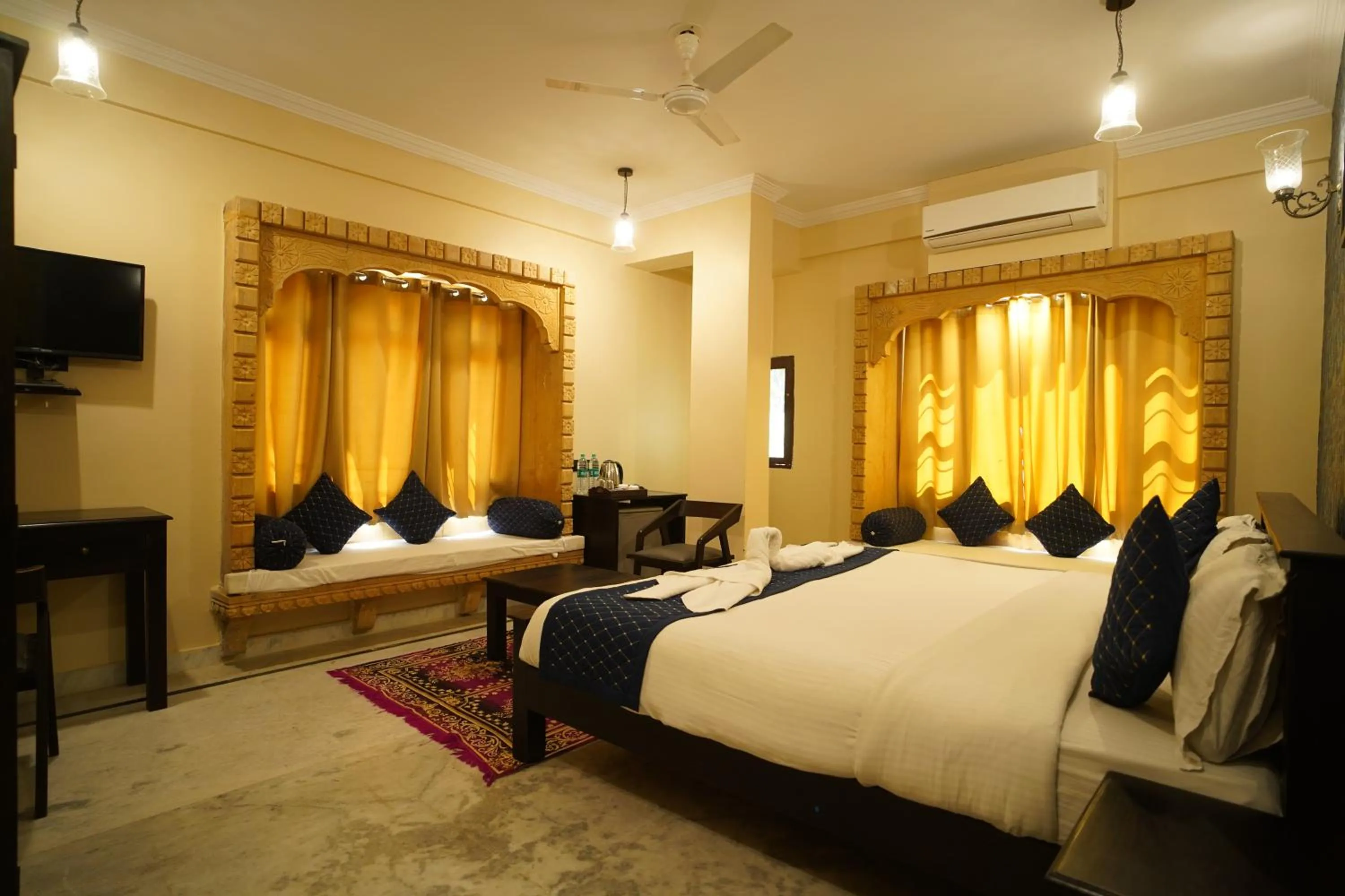 Bed in Hotel Vasshifa Palace