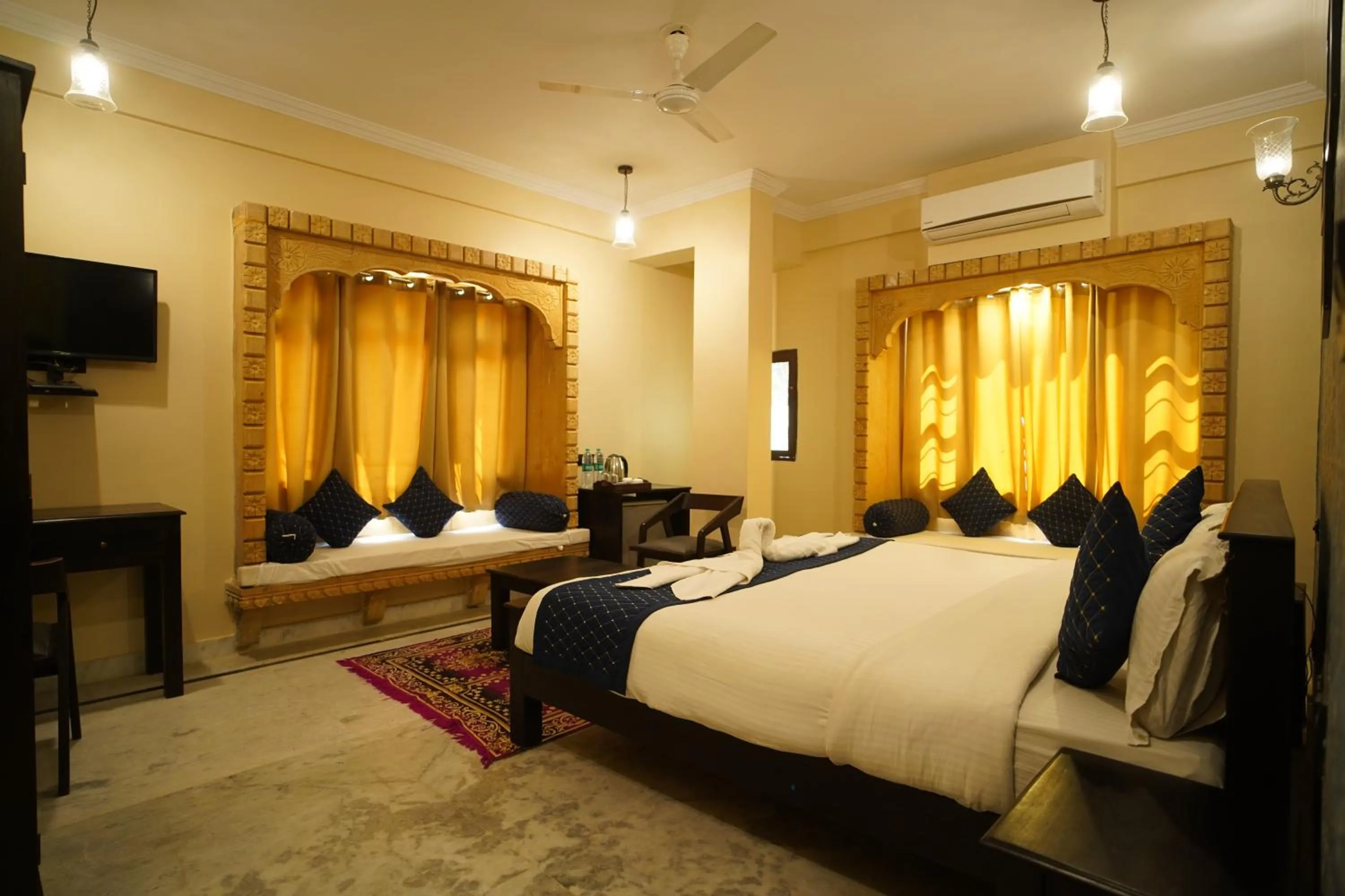 Bed in Hotel Vasshifa Palace
