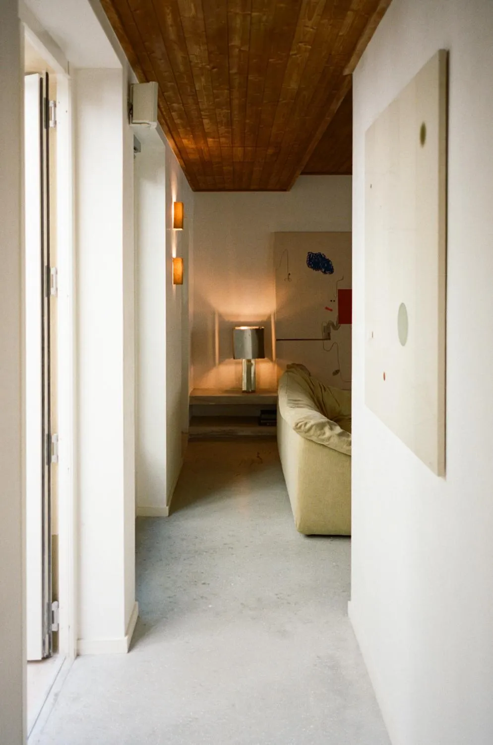 Living room, Bed in Hôtel Massé
