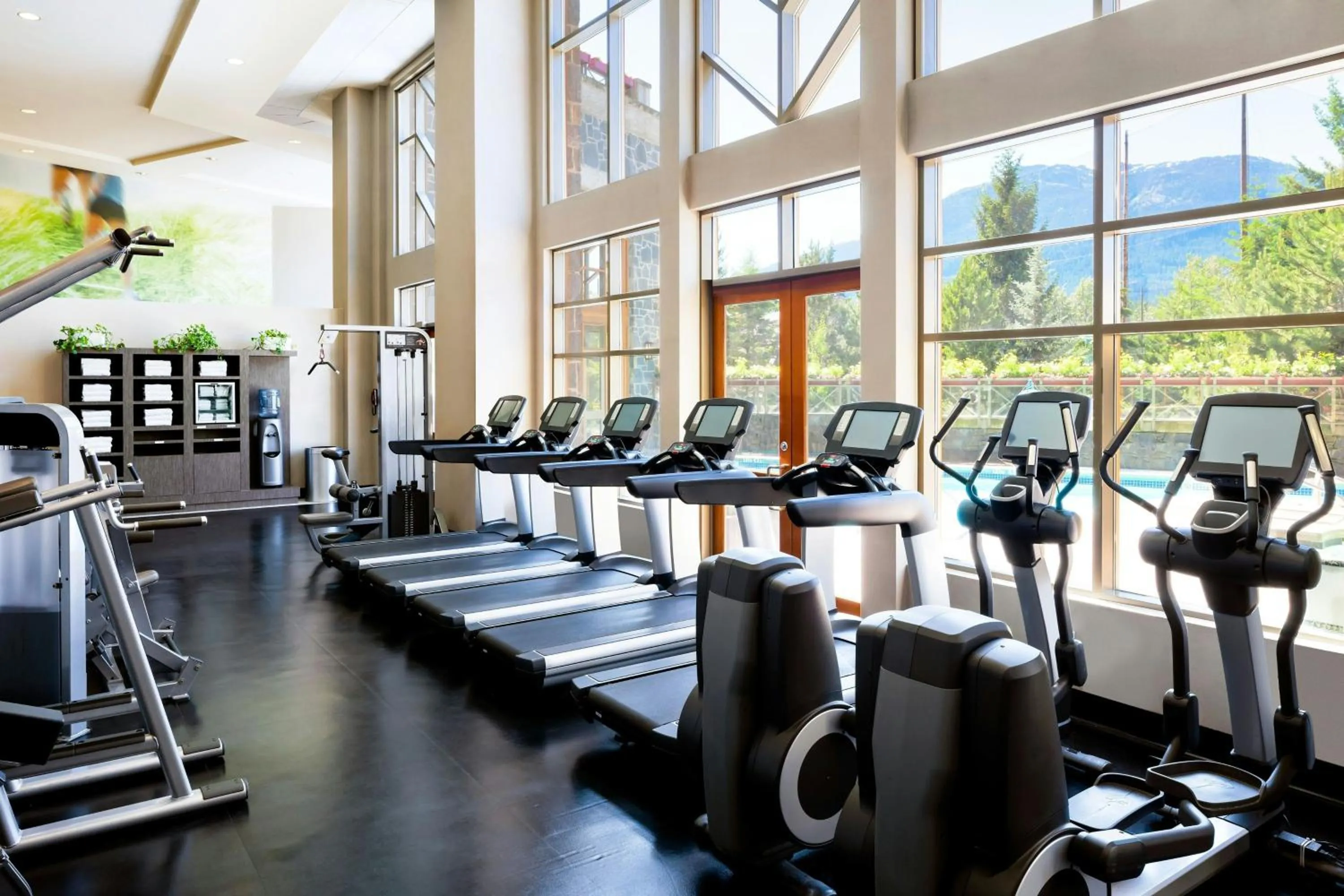 Fitness centre/facilities in The Westin Resort & Spa, Whistler