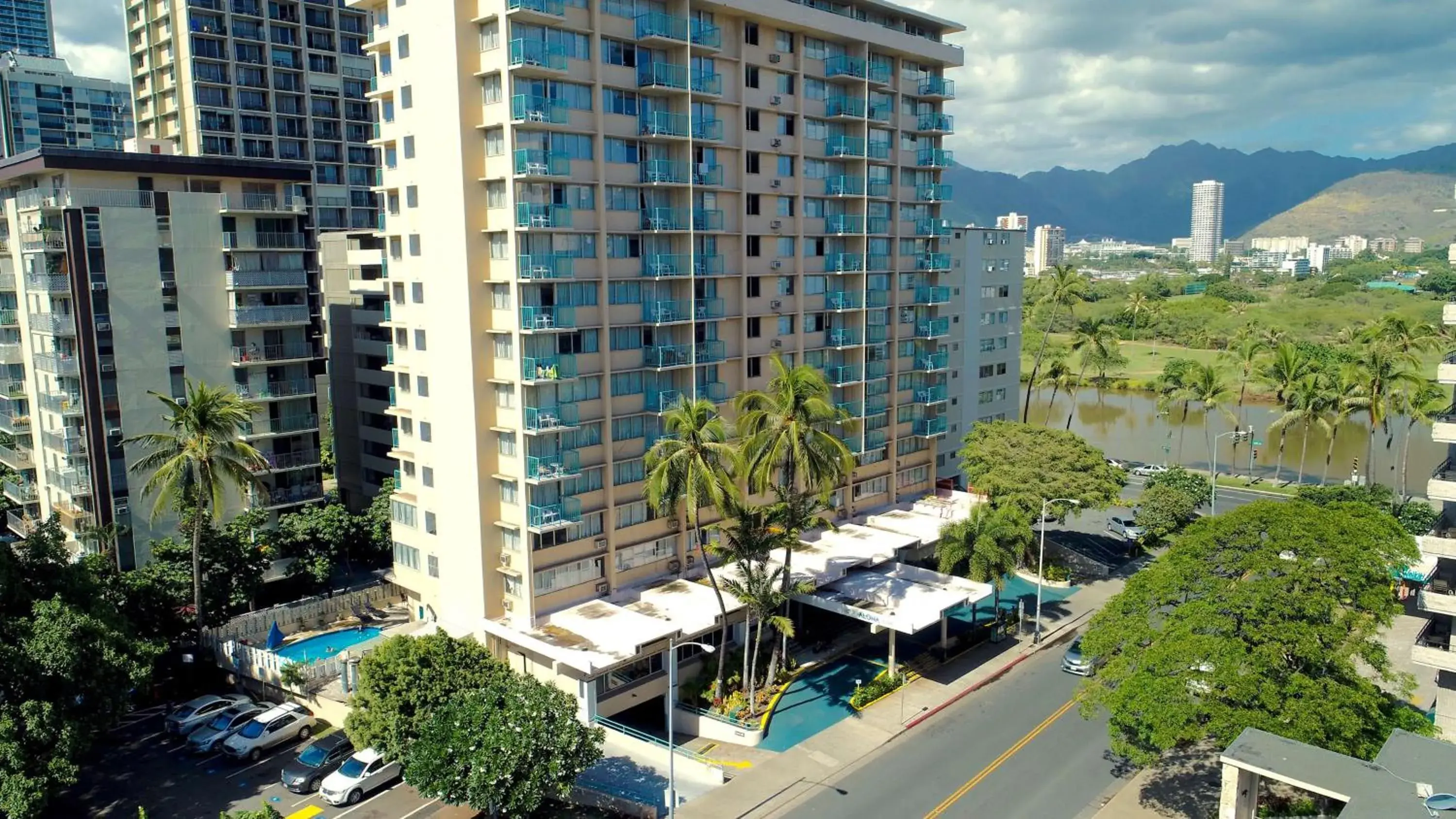 Property building in Aqua Aloha Surf Waikiki Property building in Aqua Aloha Surf Waikiki